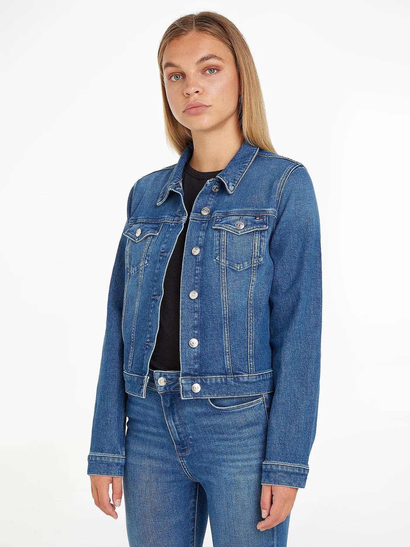 TOMMY HILFIGER | Jeansjacke | blau
