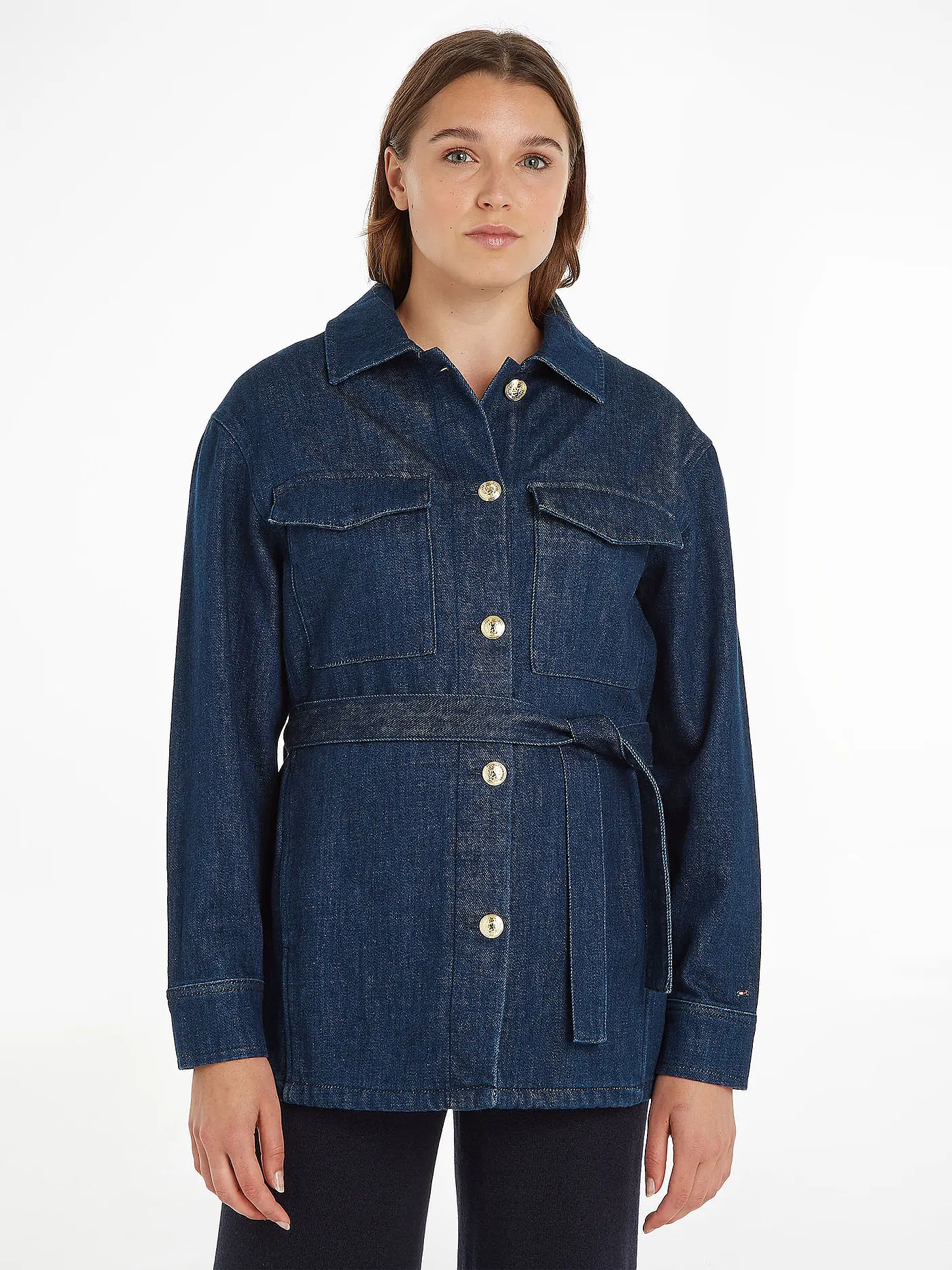 TOMMY HILFIGER | Jeansjacke | dunkelblau
