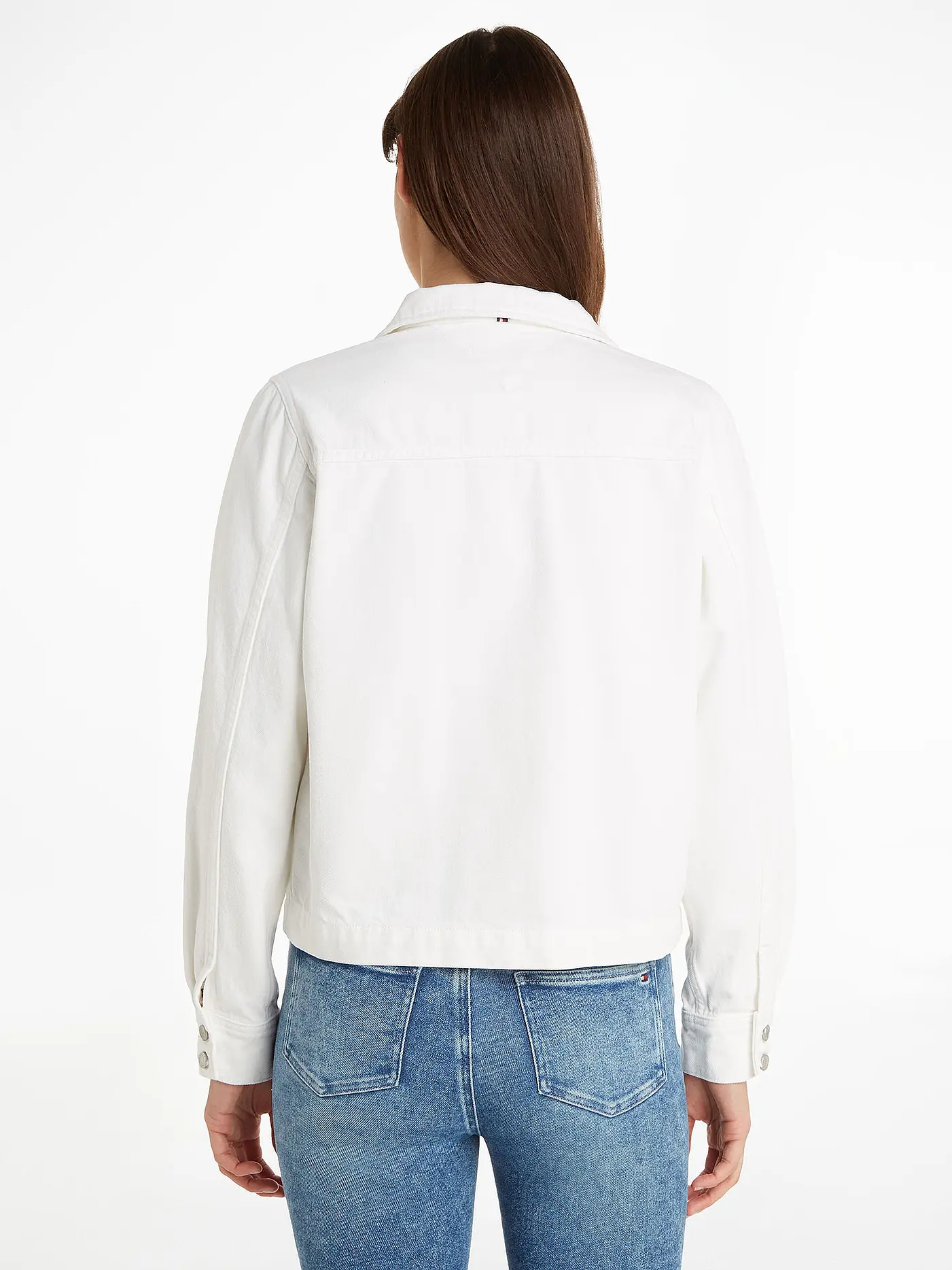 TOMMY HILFIGER | Jeansjacke | weiss