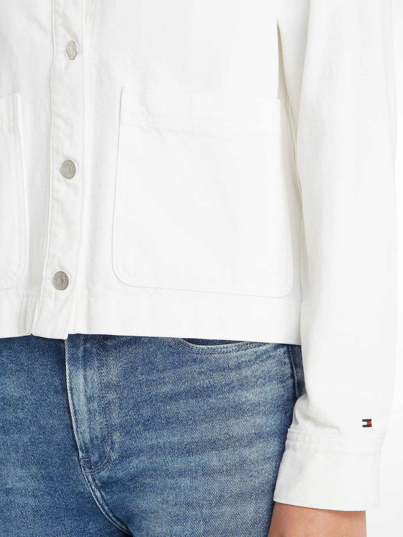 TOMMY HILFIGER | Jeansjacke | weiss
