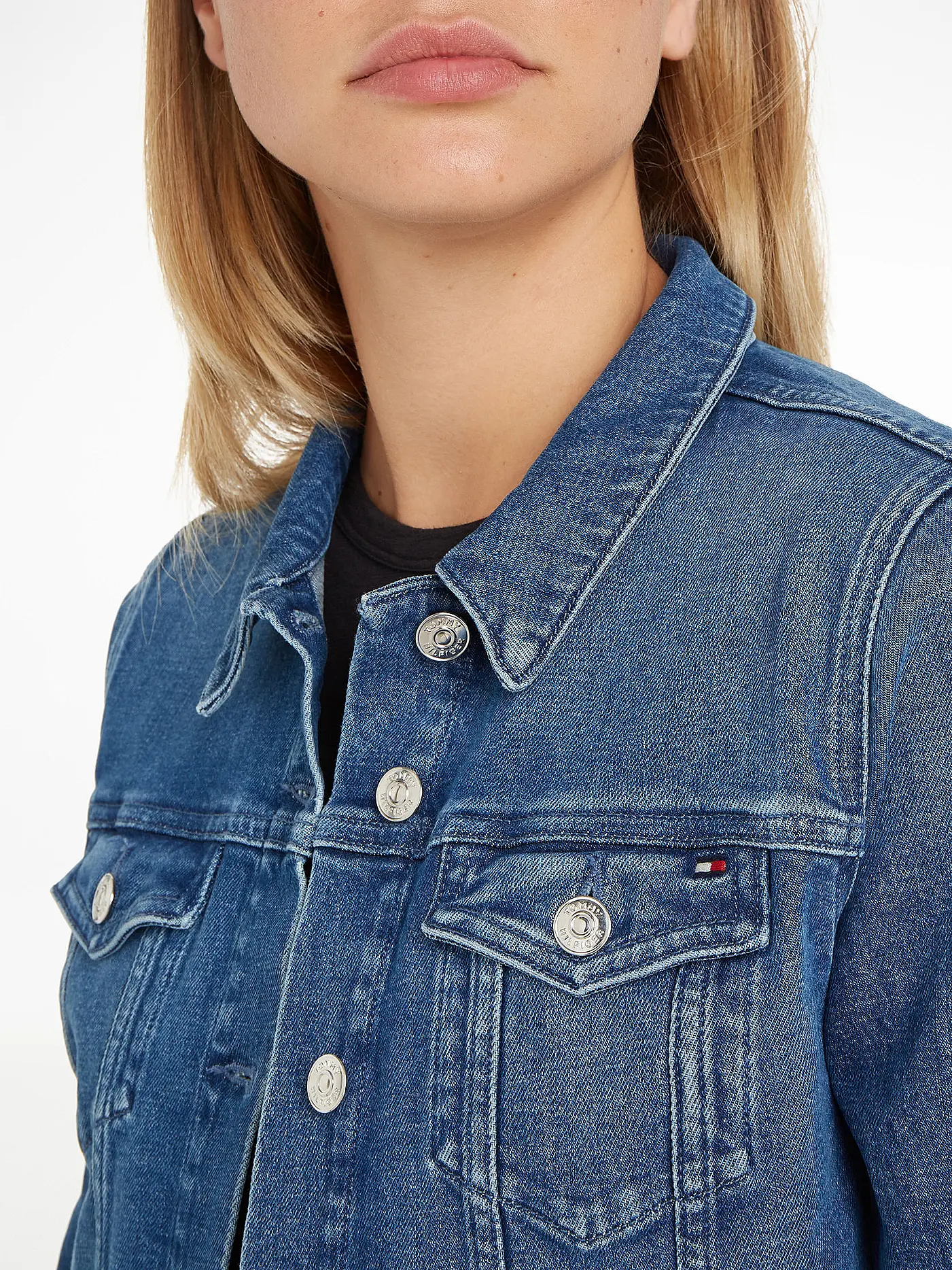 TOMMY HILFIGER | Jeansjacke | blau