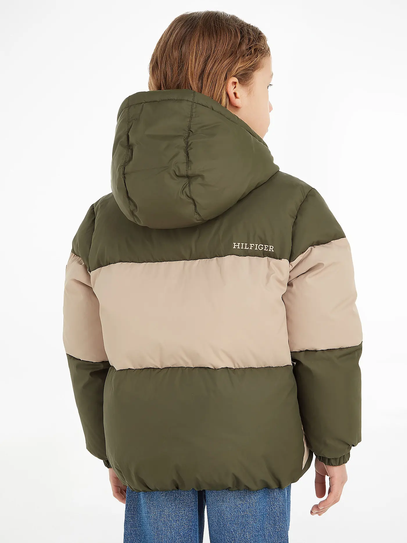 TOMMY HILFIGER | Jungen Daunenjacke | olive