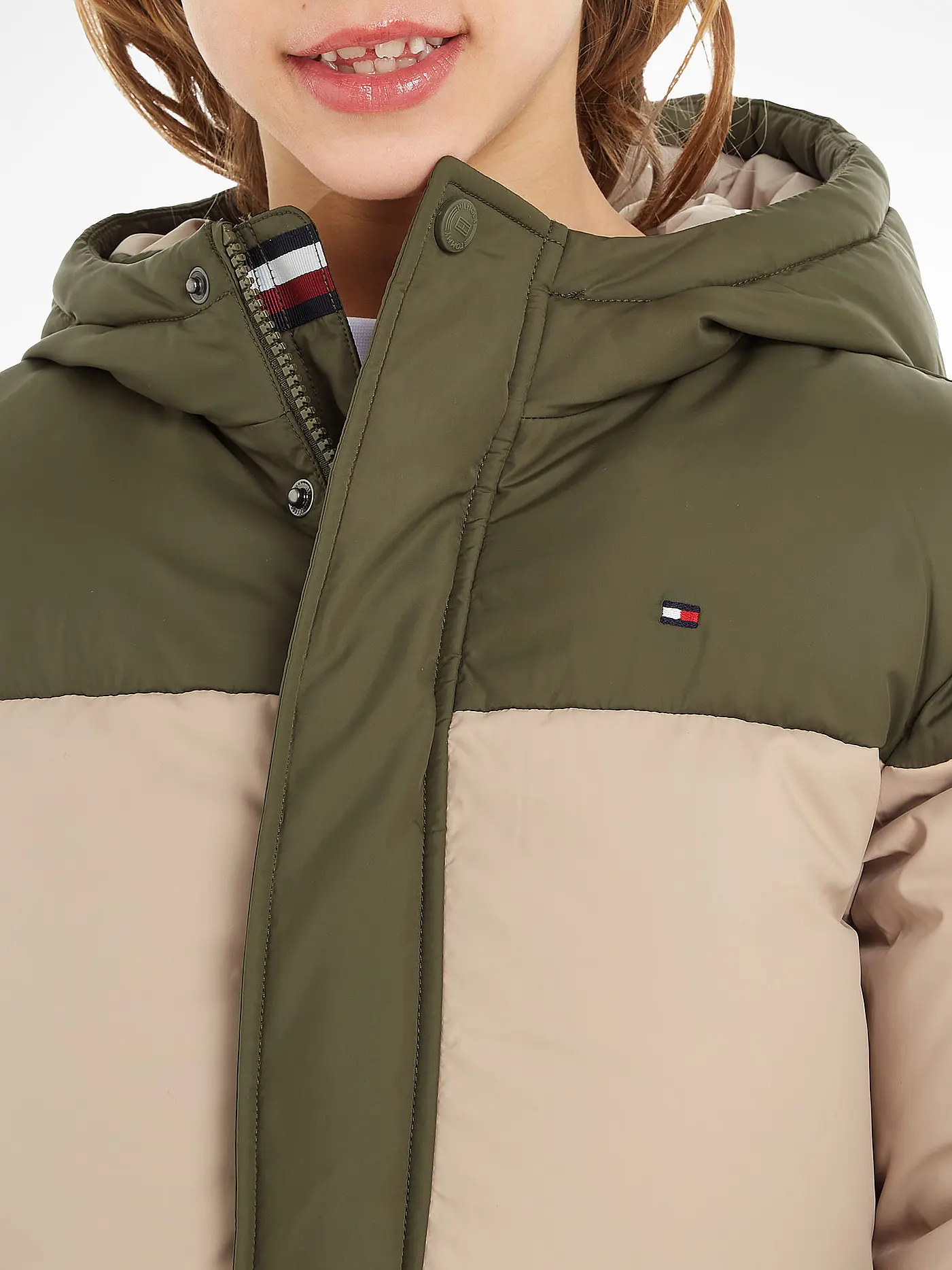 TOMMY HILFIGER | Jungen Daunenjacke | olive