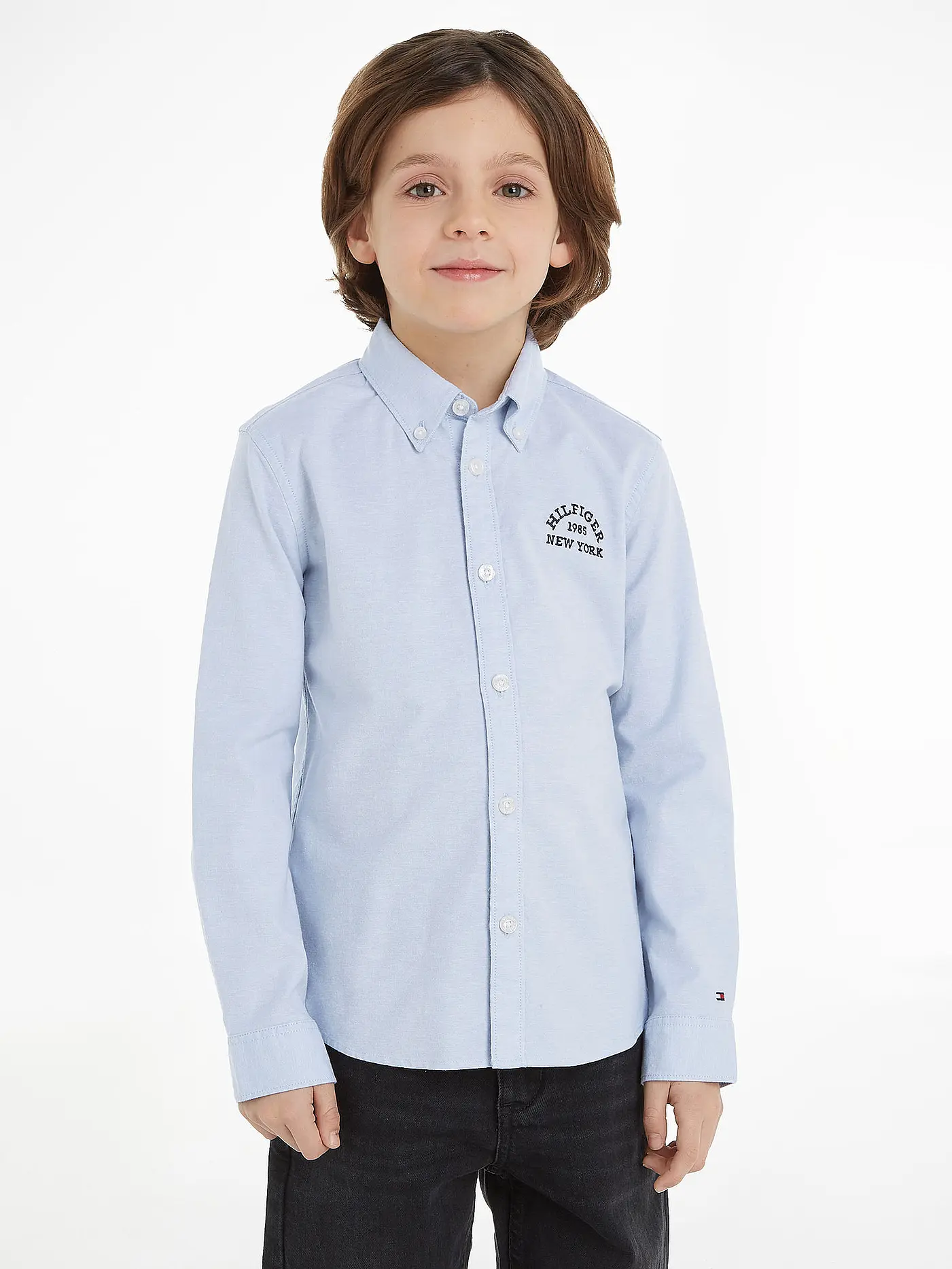 TOMMY HILFIGER | Jungen Hemd | hellblau