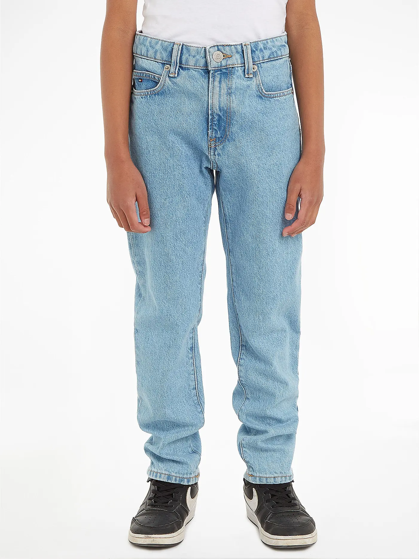 TOMMY HILFIGER | Jungen Jeans Regular Fit | hellblau