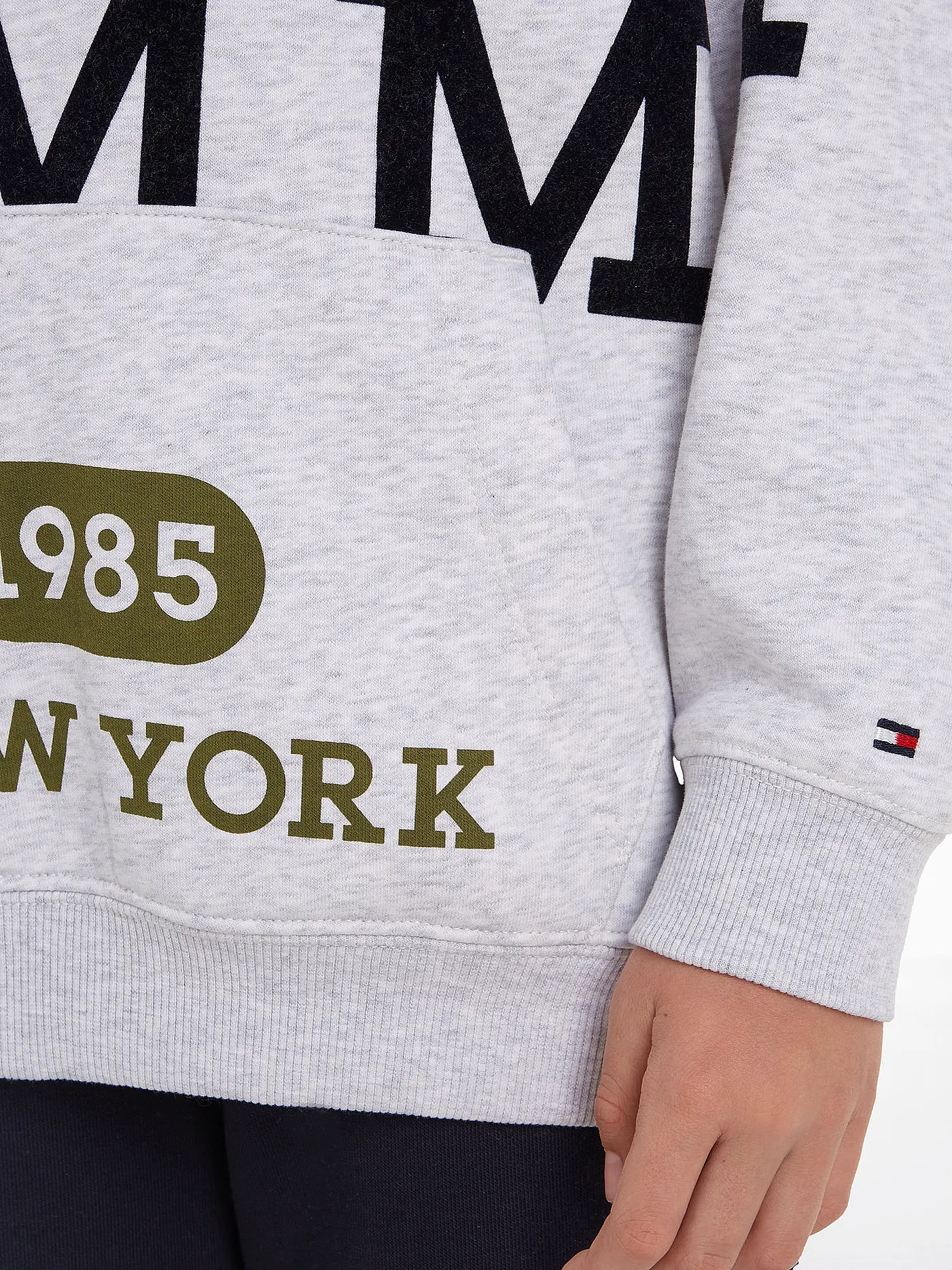 TOMMY HILFIGER | Jungen Kapuzensweater - Hoodie | weiss