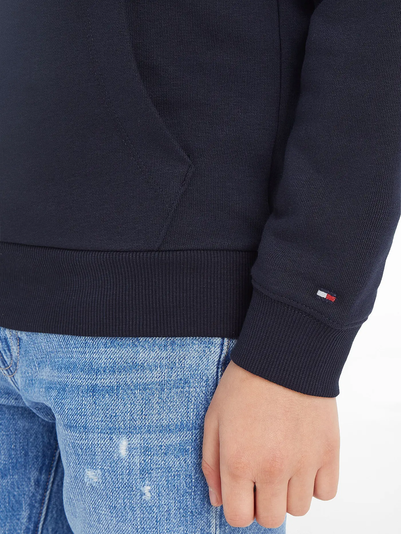 TOMMY HILFIGER | Jungen Kapuzensweater - Hoodie | dunkelblau