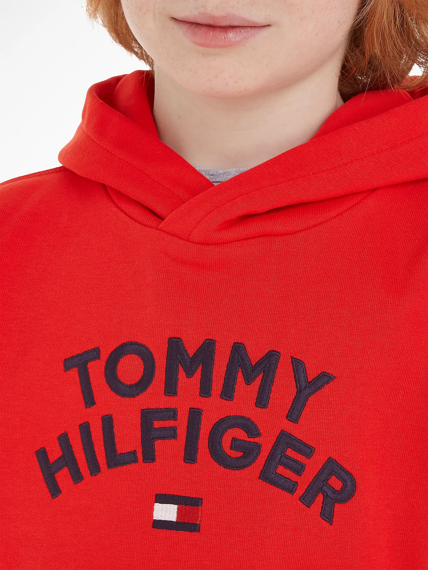 TOMMY HILFIGER | Jungen Kapuzensweater - Hoodie | rot