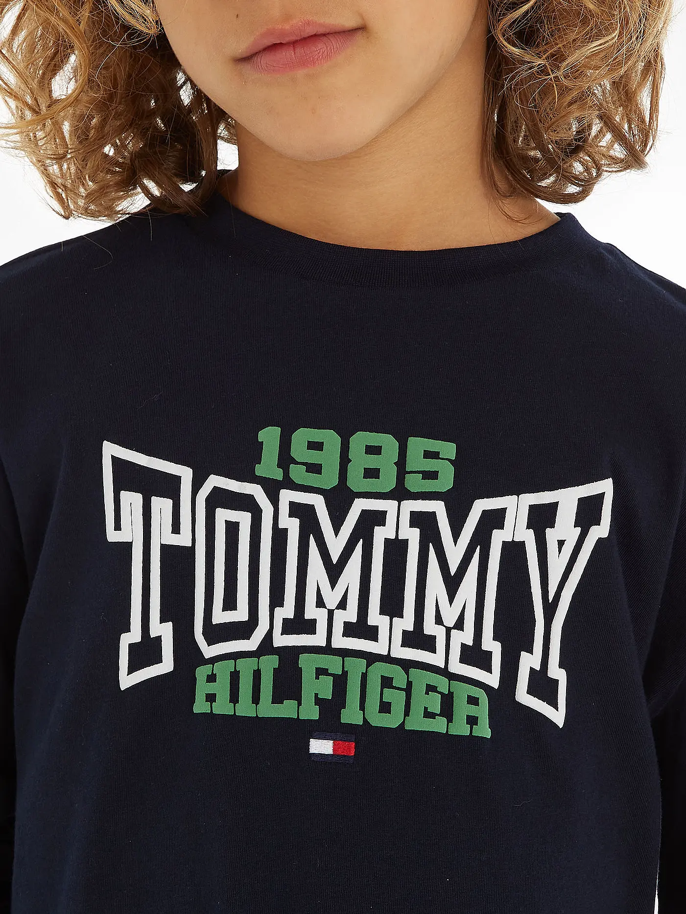 TOMMY HILFIGER | Jungen Langarmshirt | dunkelblau