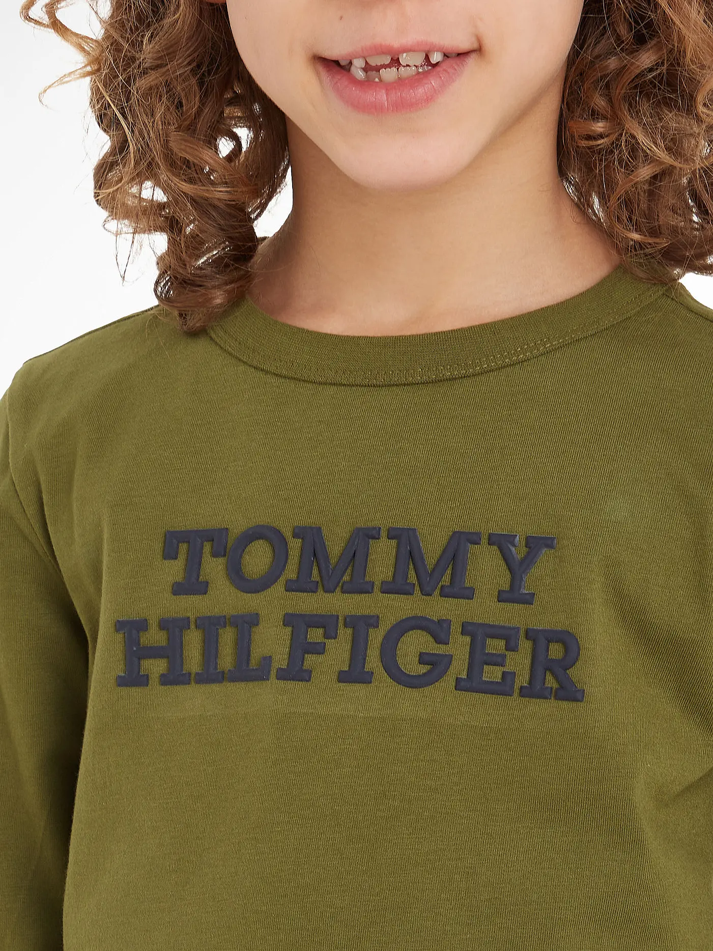 TOMMY HILFIGER | Jungen Langarmshirt | olive
