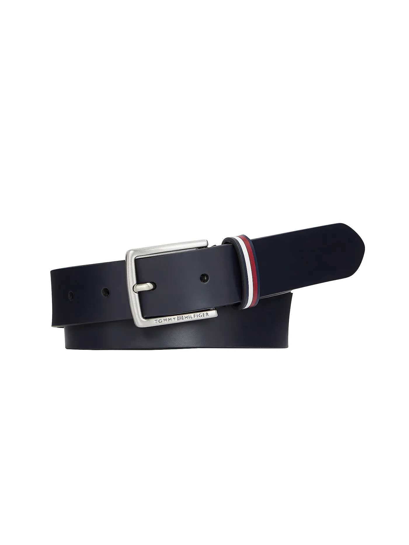 TOMMY HILFIGER | Jungen Ledergürtel | dunkelblau