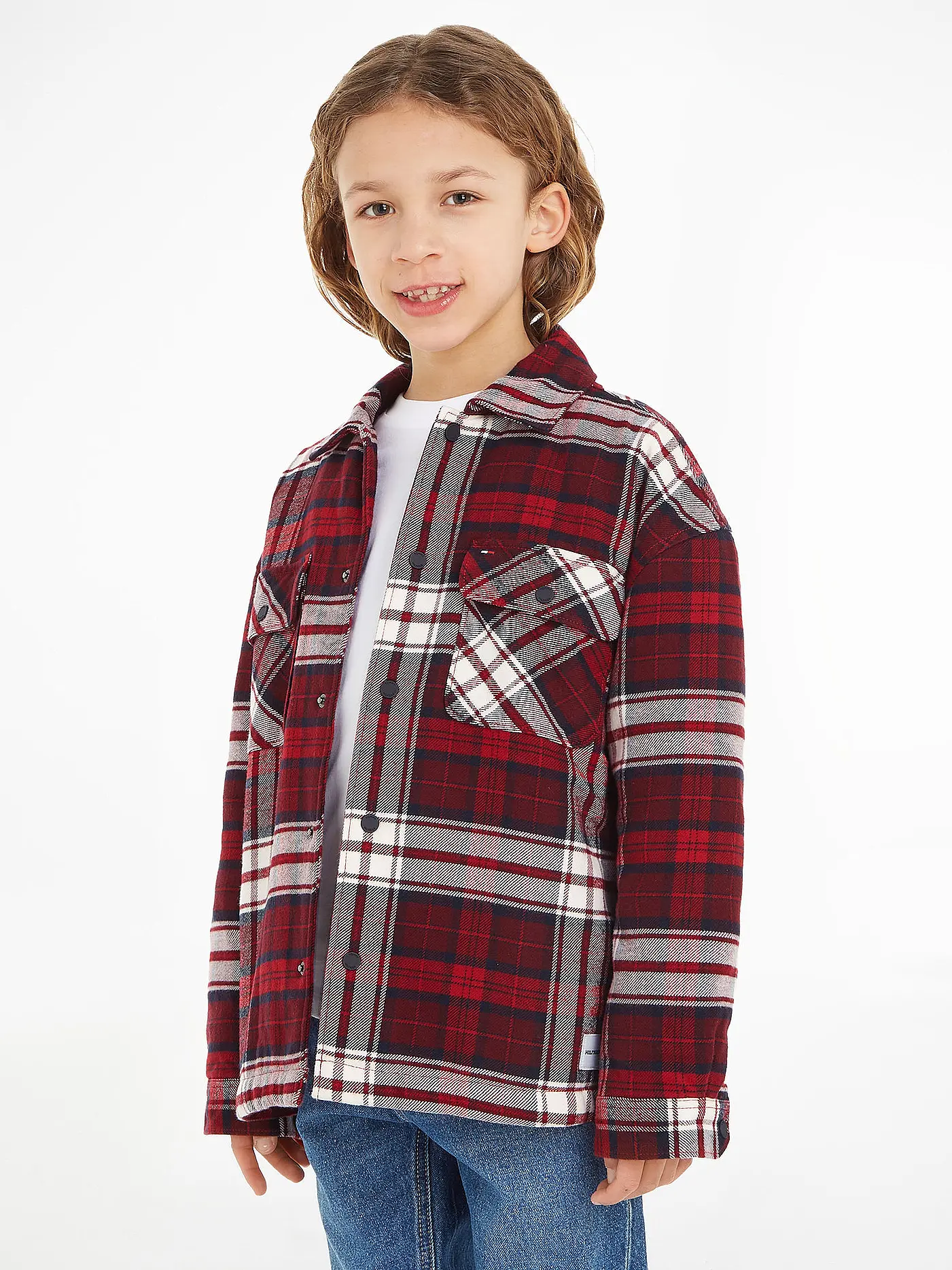 TOMMY HILFIGER | Jungen Overshirt | rot