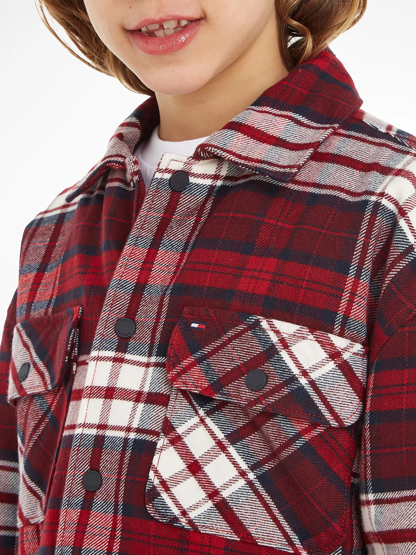 TOMMY HILFIGER | Jungen Overshirt | rot