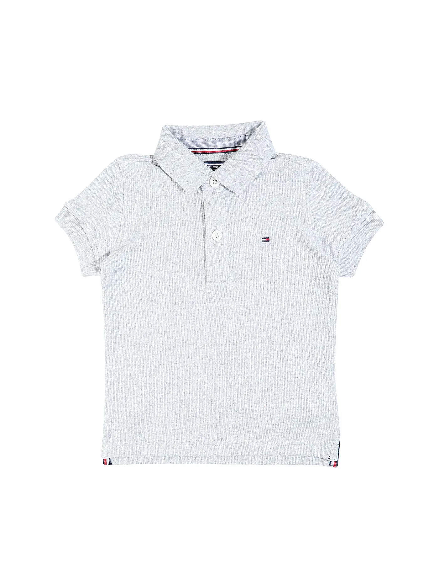 TOMMY HILFIGER | Jungen Poloshirt  | grau
