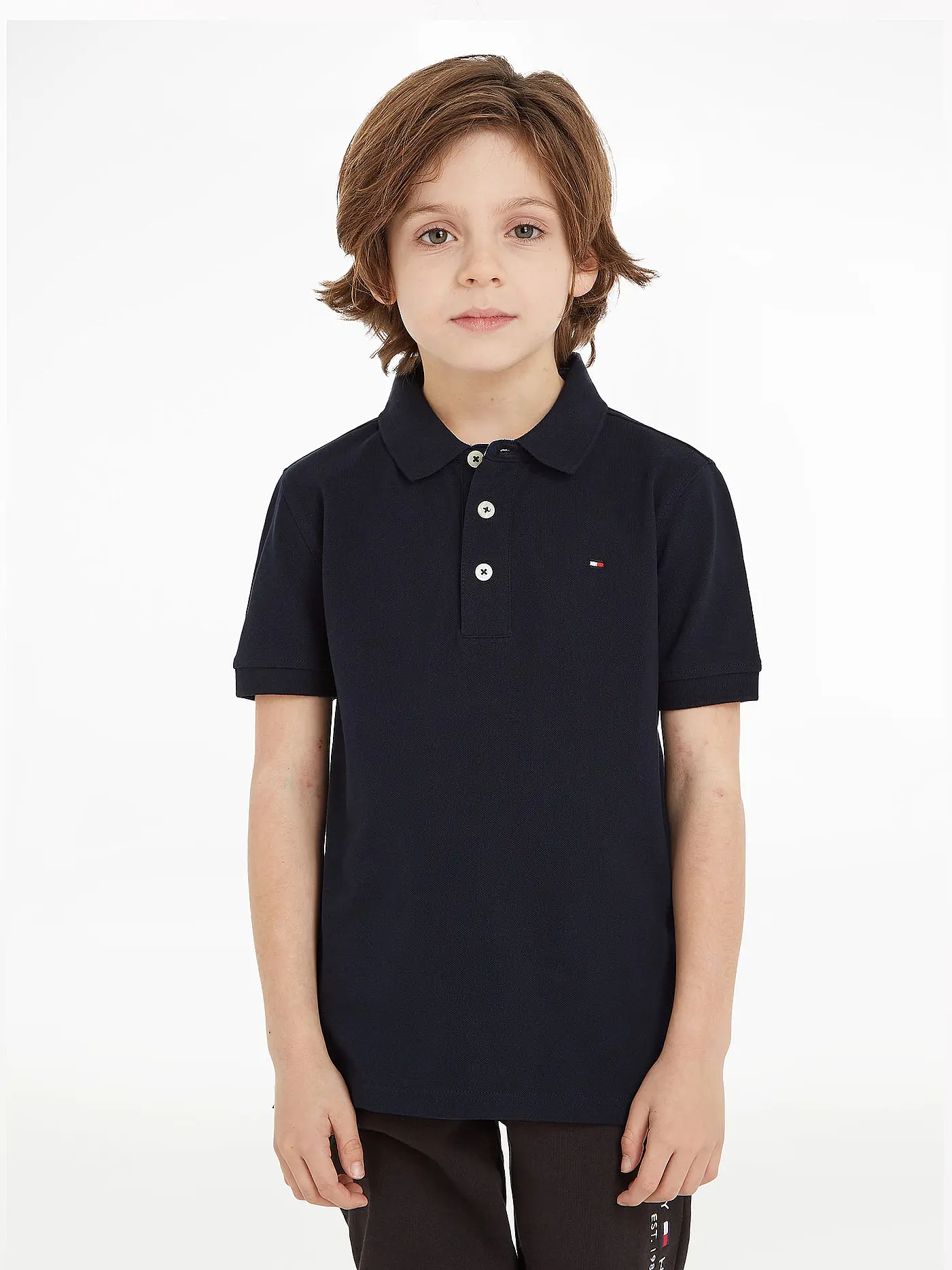 TOMMY HILFIGER | Jungen Poloshirt  | dunkelblau