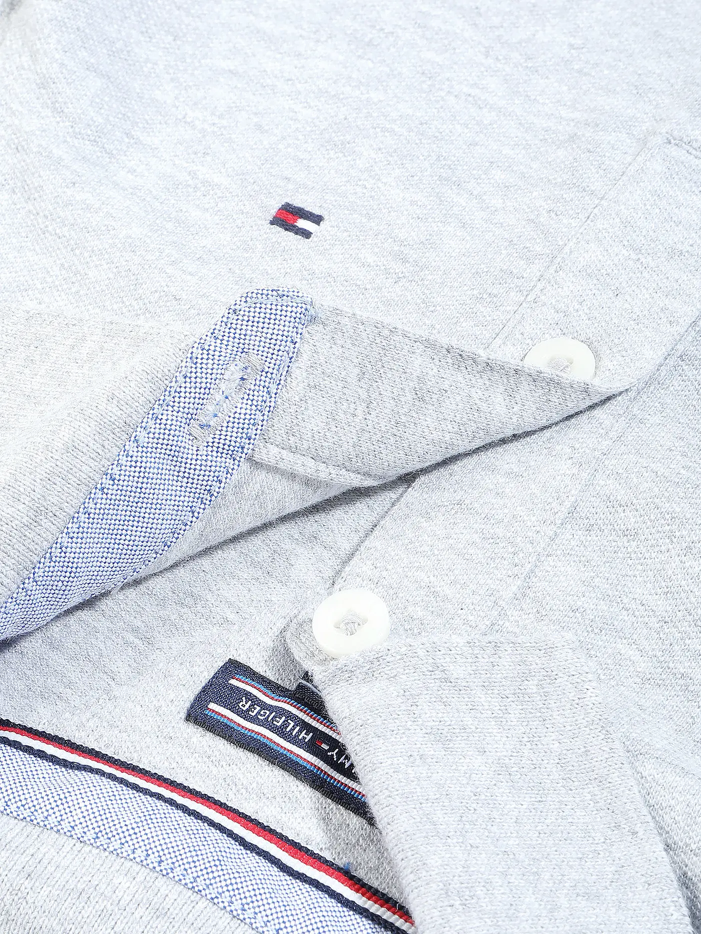 TOMMY HILFIGER | Jungen Poloshirt  | grau