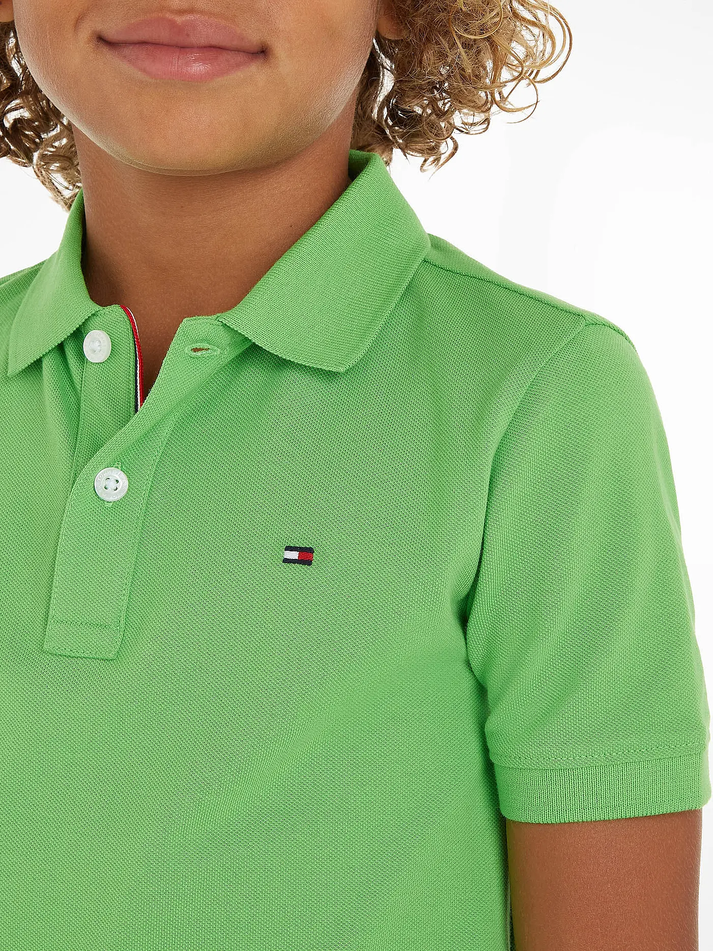 TOMMY HILFIGER | Jungen Poloshirt | grün