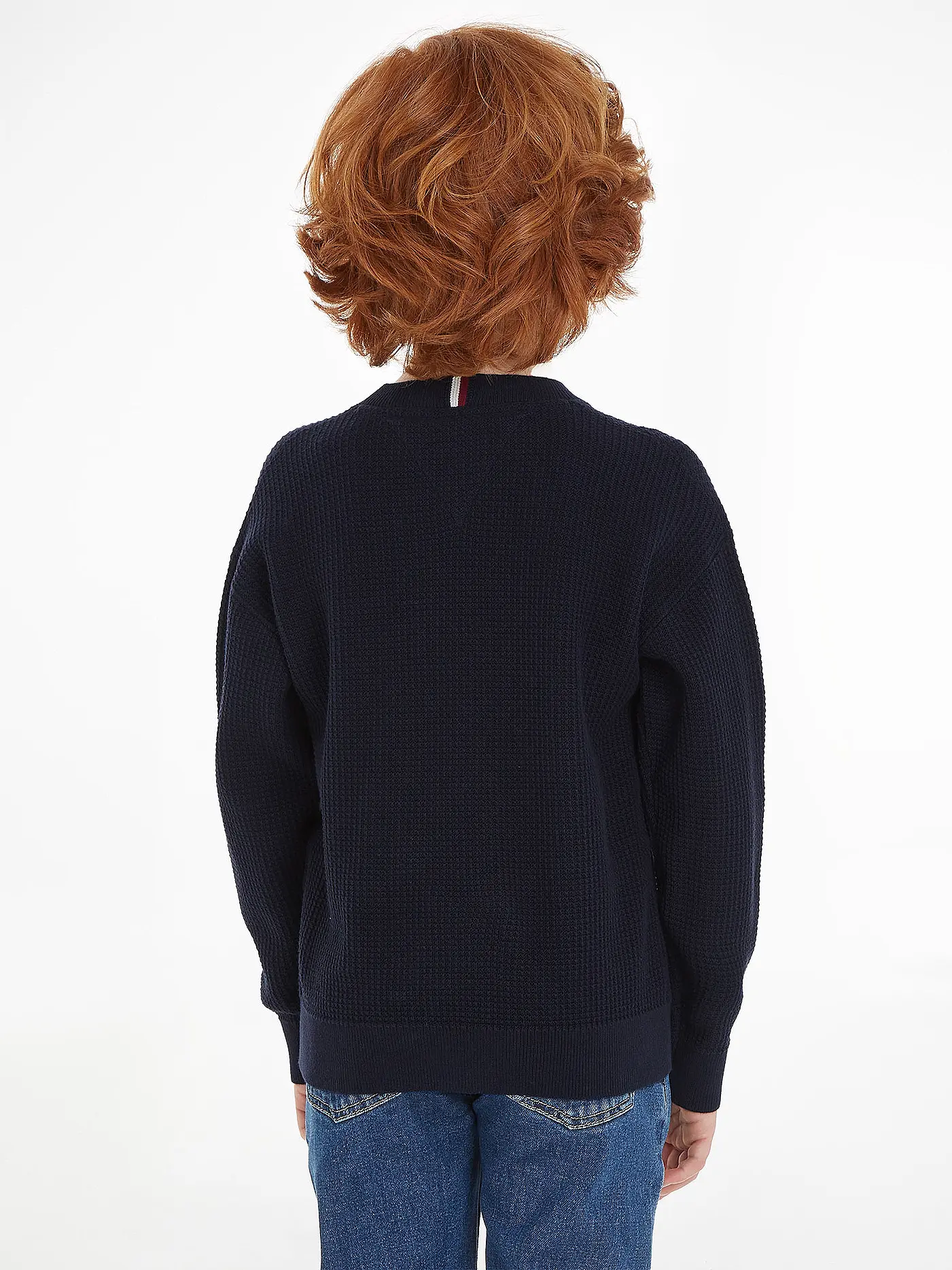 TOMMY HILFIGER | Jungen Pullover | dunkelblau