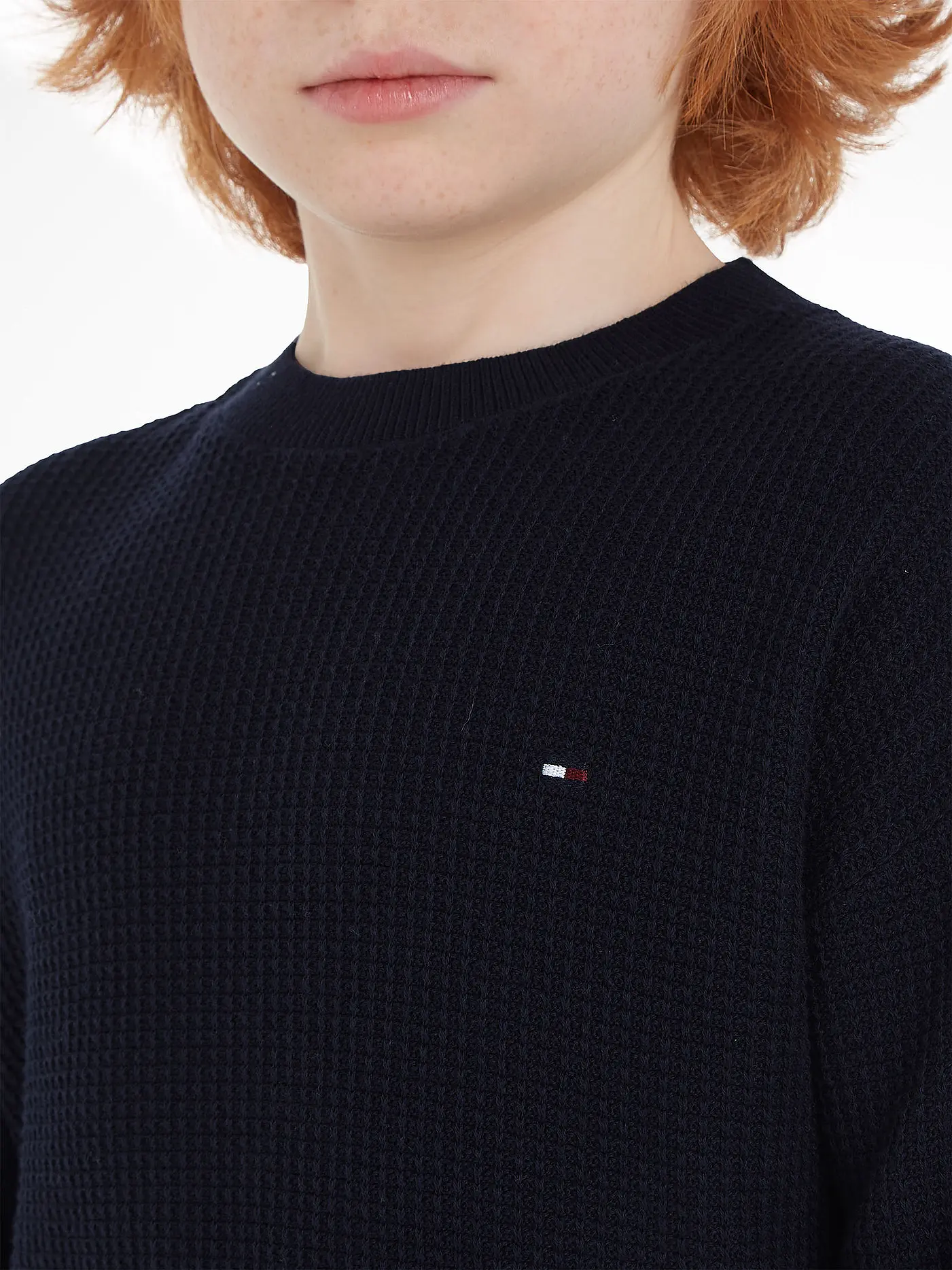 TOMMY HILFIGER | Jungen Pullover | dunkelblau