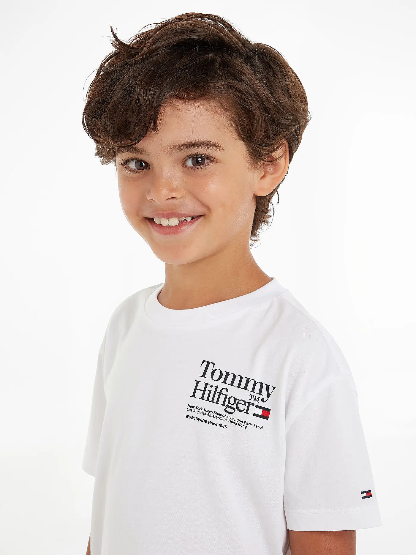 TOMMY HILFIGER | Jungen T-Shirt | weiss