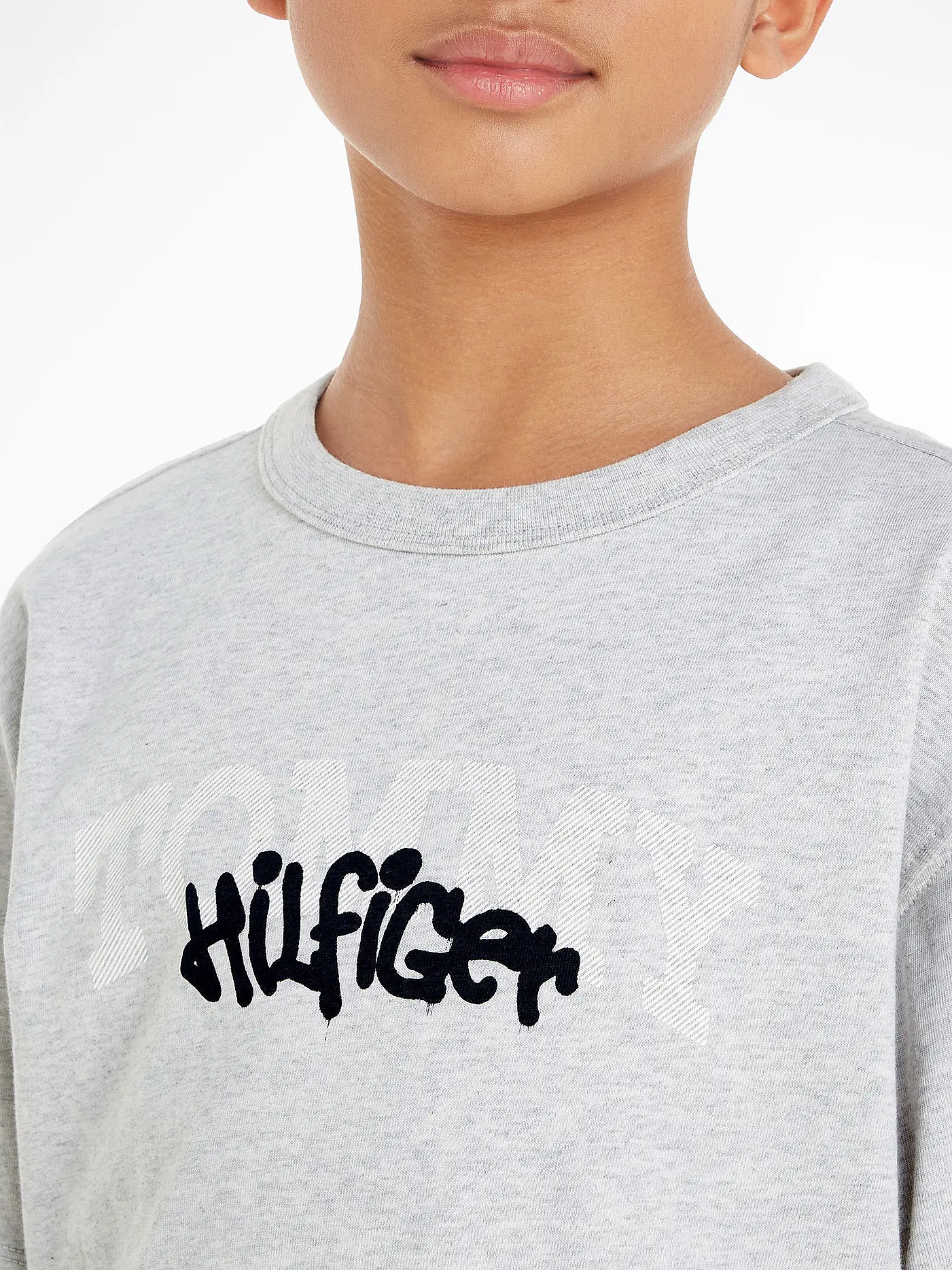 TOMMY HILFIGER | Jungen T-Shirt | hellgrau