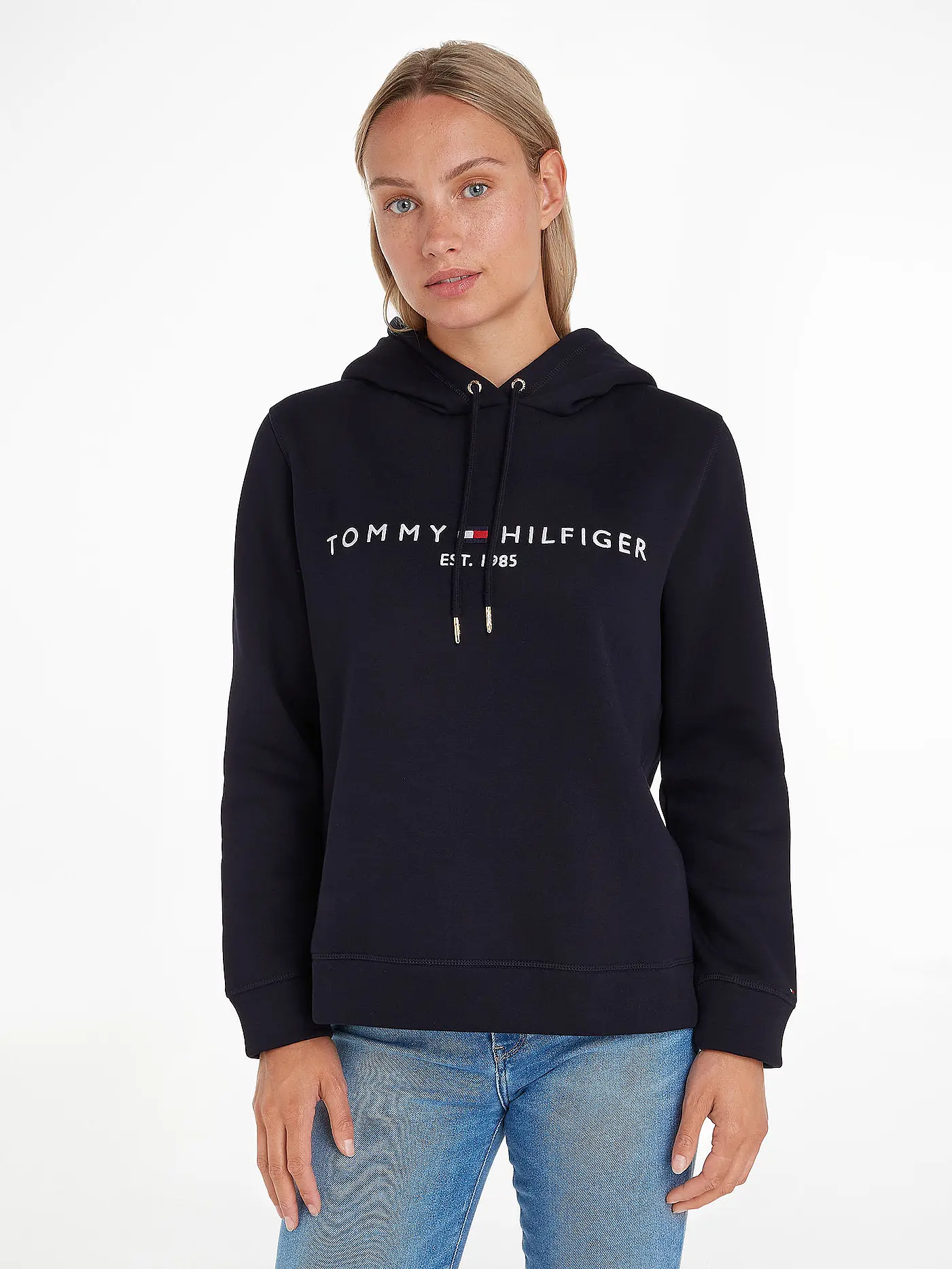 TOMMY HILFIGER | Kapuzensweater - Hoodie  | blau