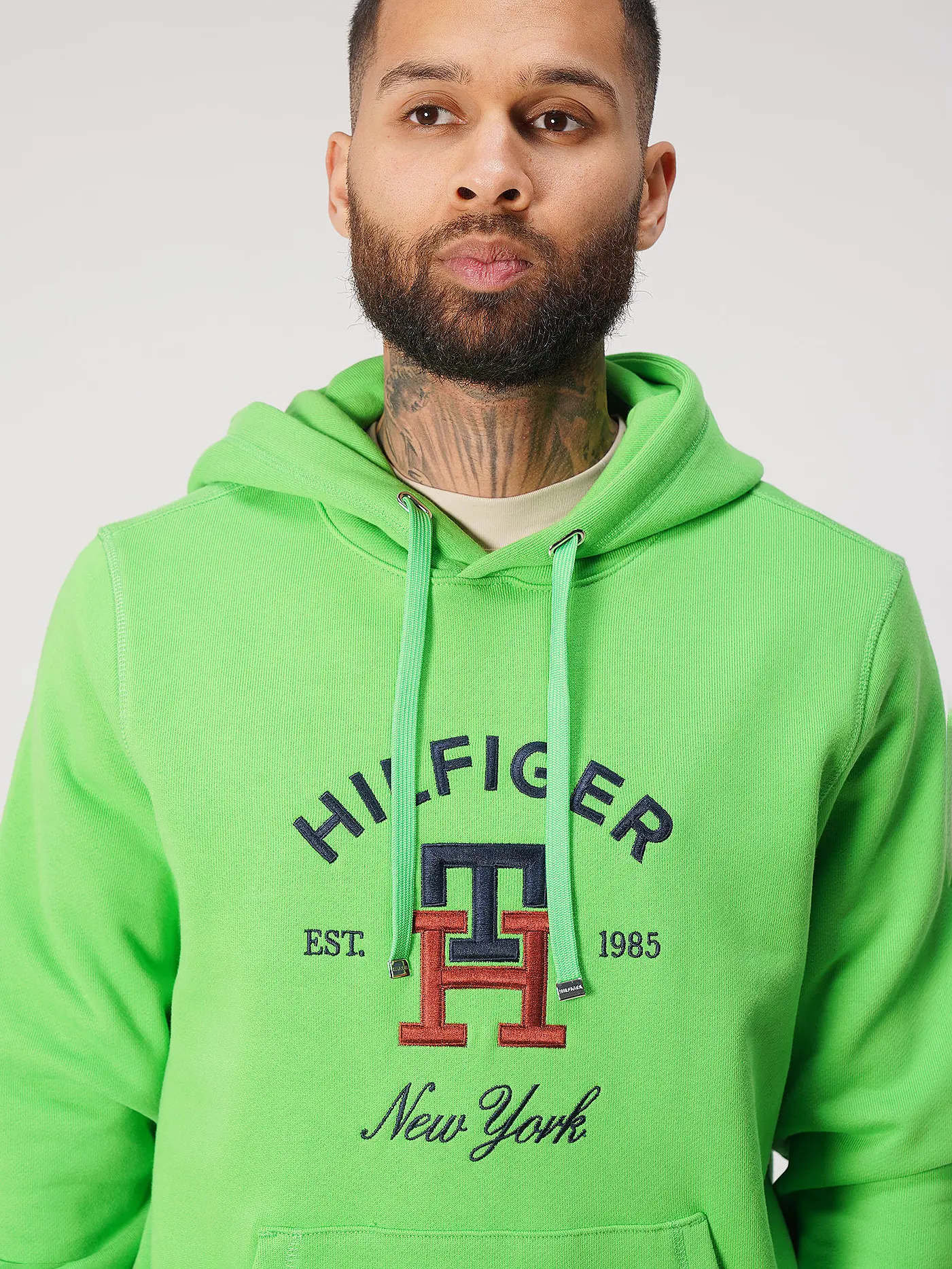 TOMMY HILFIGER | Kapuzensweater - Hoodie | grün