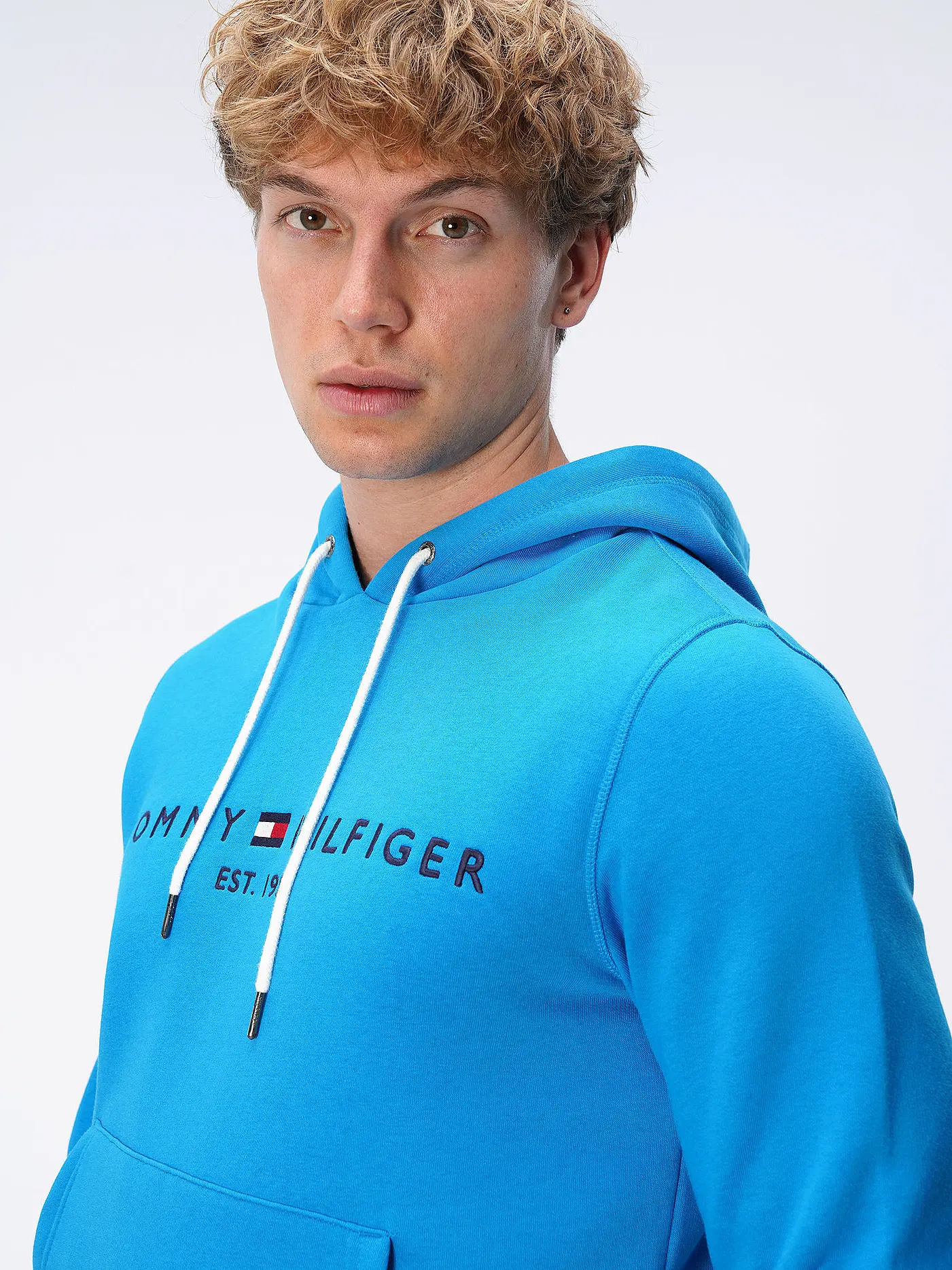 TOMMY HILFIGER | Kapuzensweater - Hoodie | hellblau