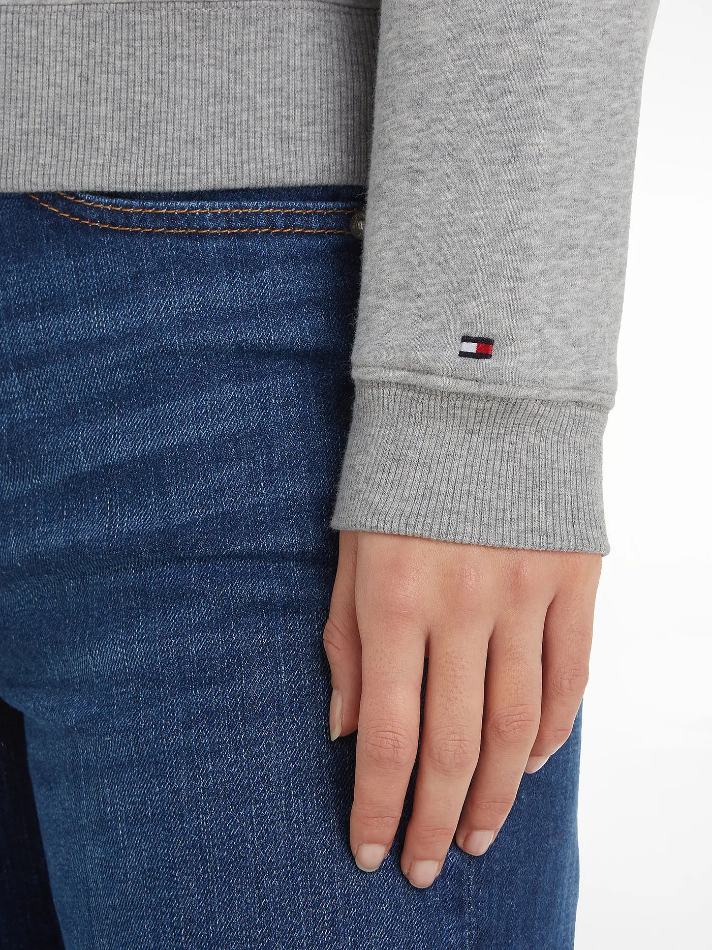 TOMMY HILFIGER | Kapuzensweater - Hoodie | grau