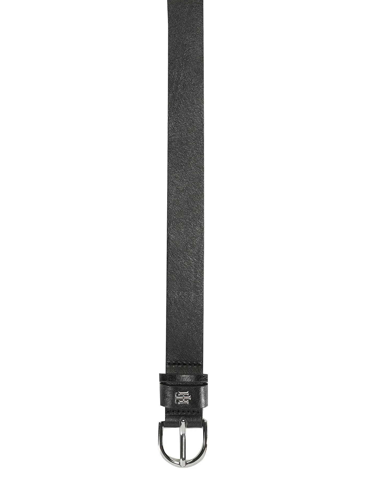 TOMMY HILFIGER | Ledergürtel TH TIMELESS | schwarz