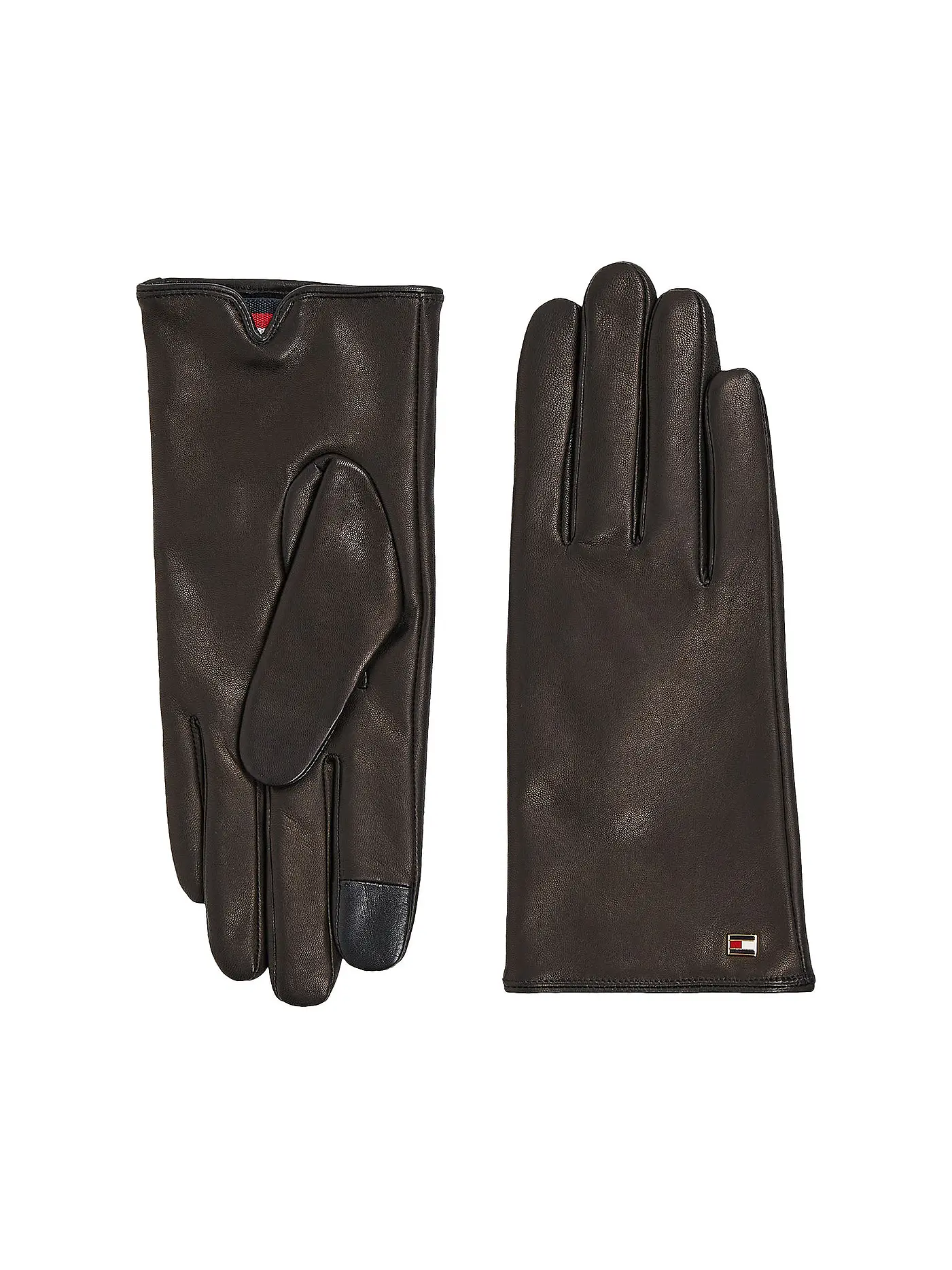TOMMY HILFIGER | Lederhandschuhe | schwarz