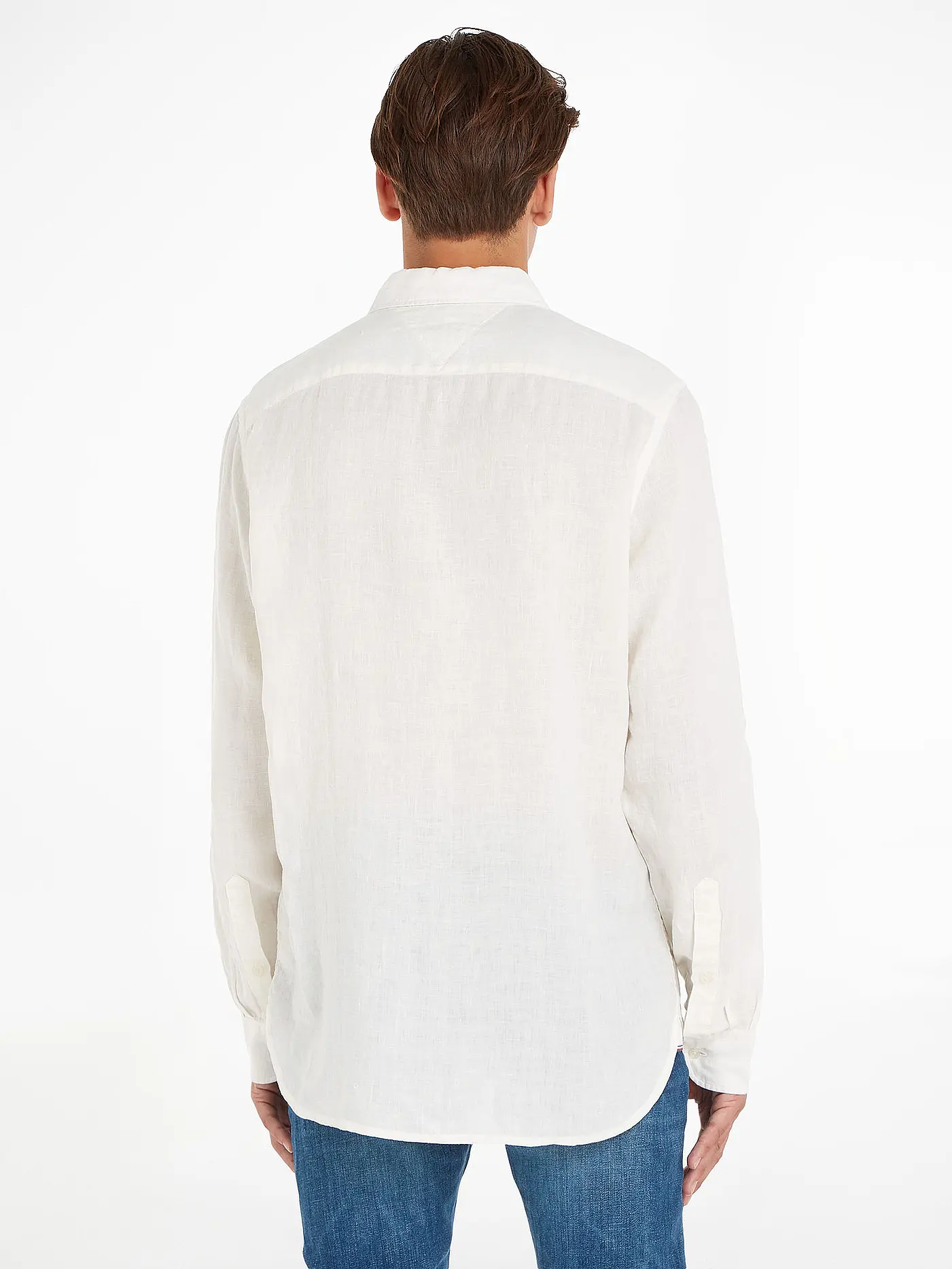 TOMMY HILFIGER | Leinenhemd | weiss