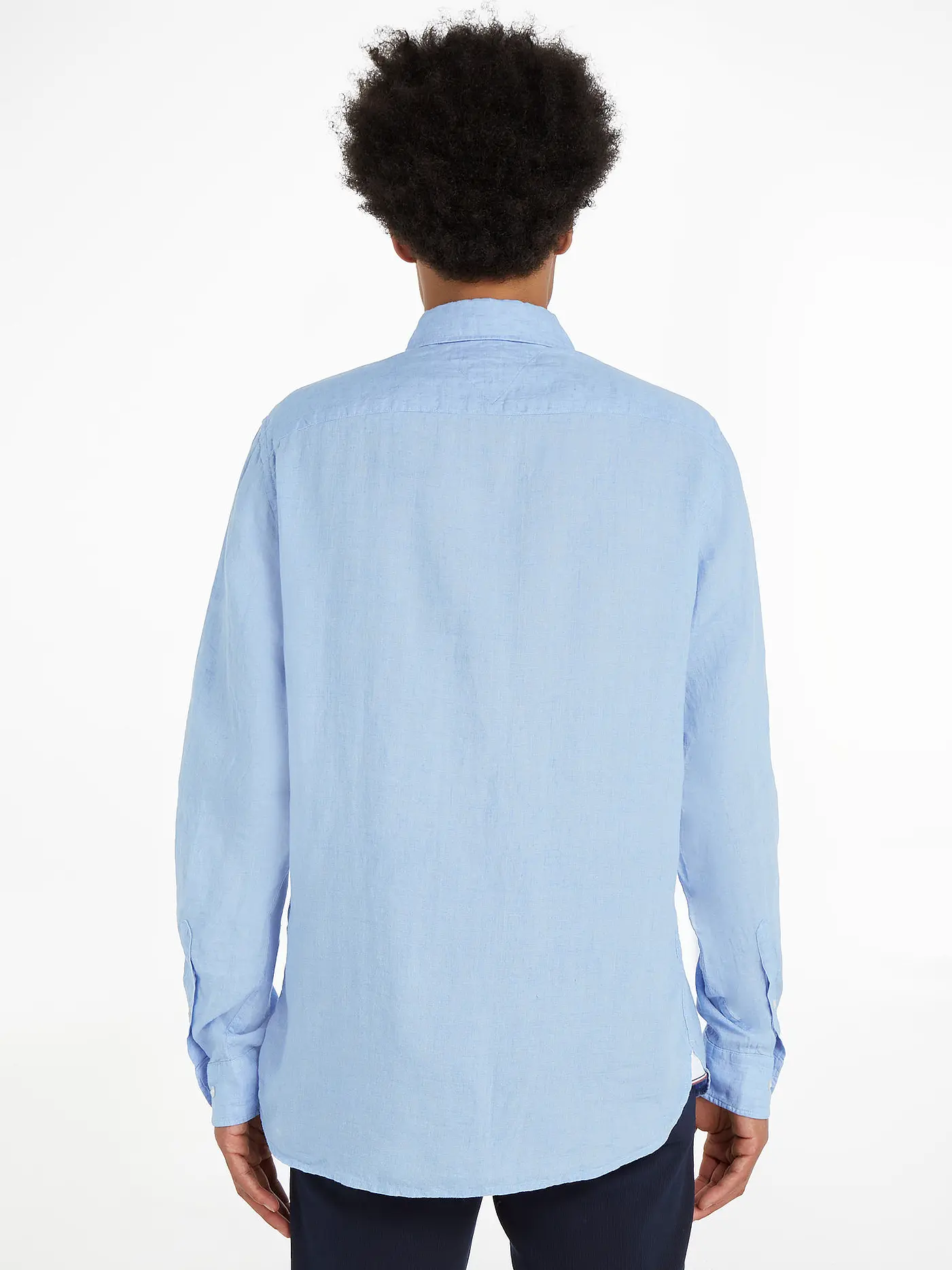 TOMMY HILFIGER | Leinenhemd | hellblau