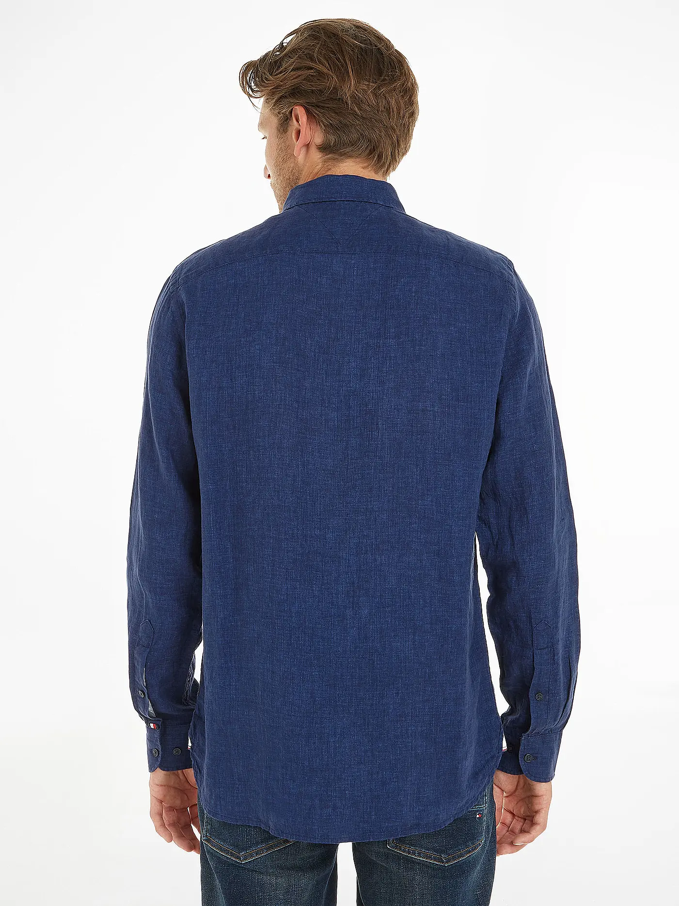 TOMMY HILFIGER | Leinenhemd | blau
