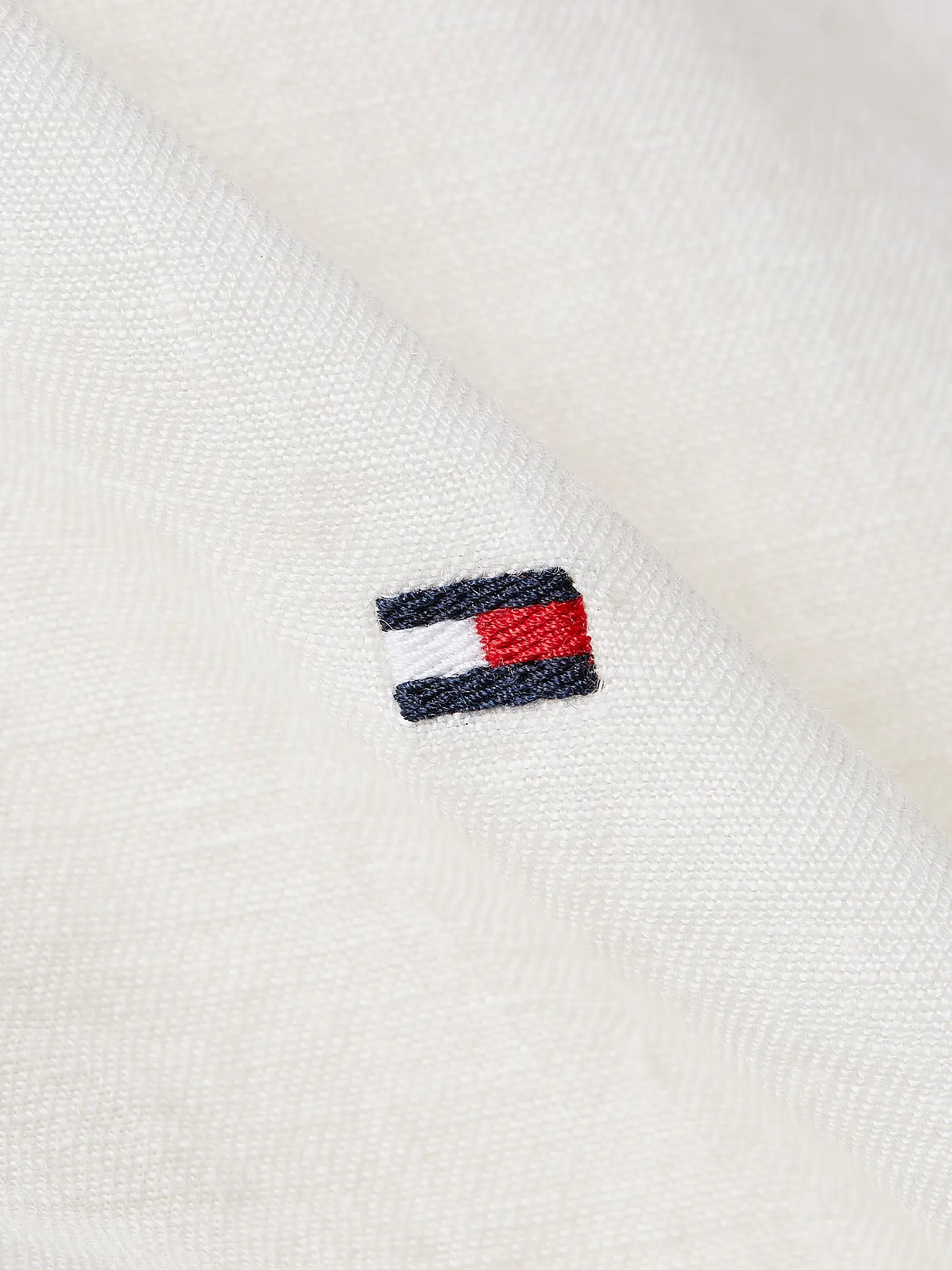 TOMMY HILFIGER | Leinenhemd | weiss