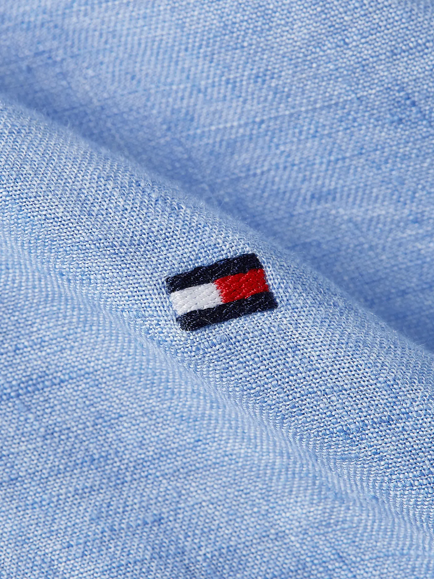 TOMMY HILFIGER | Leinenhemd | hellblau