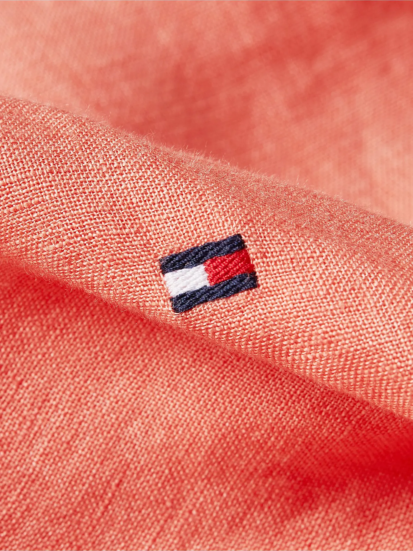 TOMMY HILFIGER | Leinenhemd | rosa
