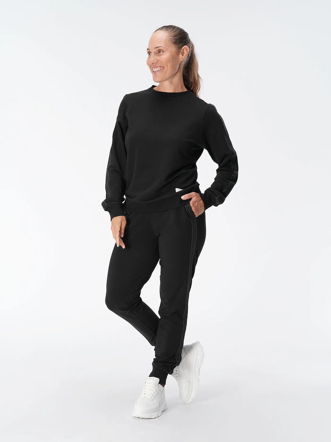TOMMY HILFIGER | Loungehose  | schwarz