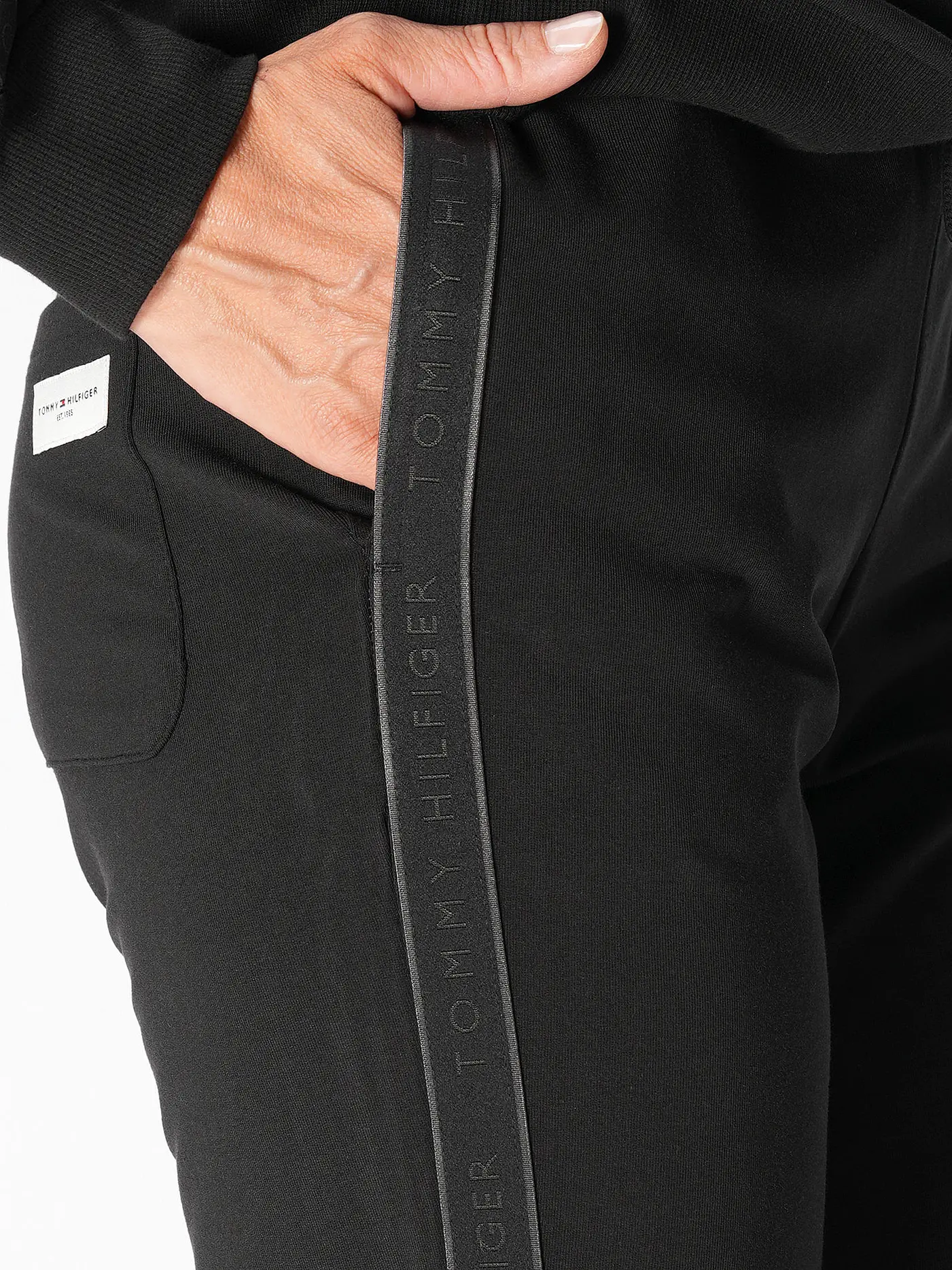 TOMMY HILFIGER | Loungehose  | schwarz