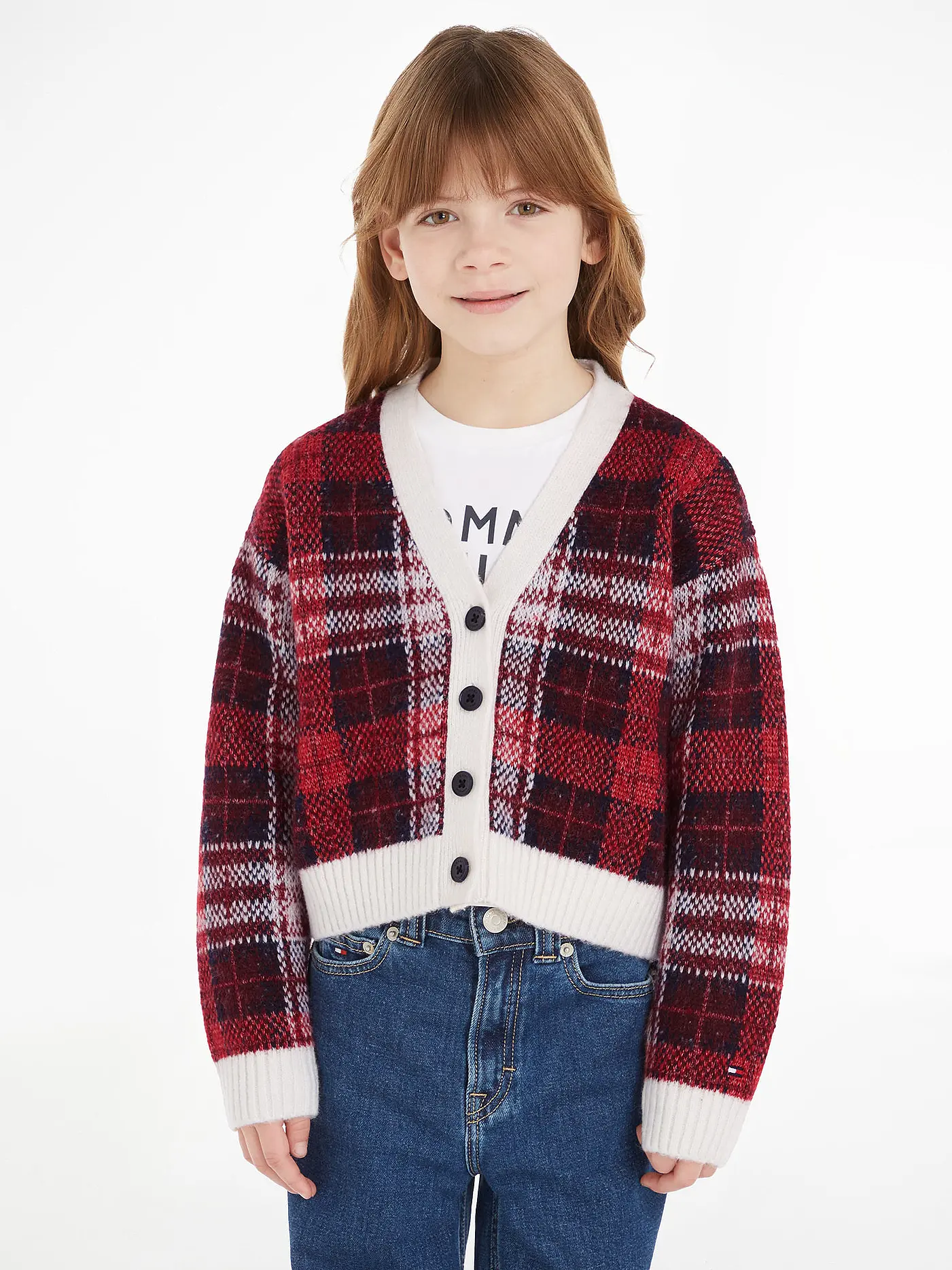 TOMMY HILFIGER | Mädchen Cardigan | rot