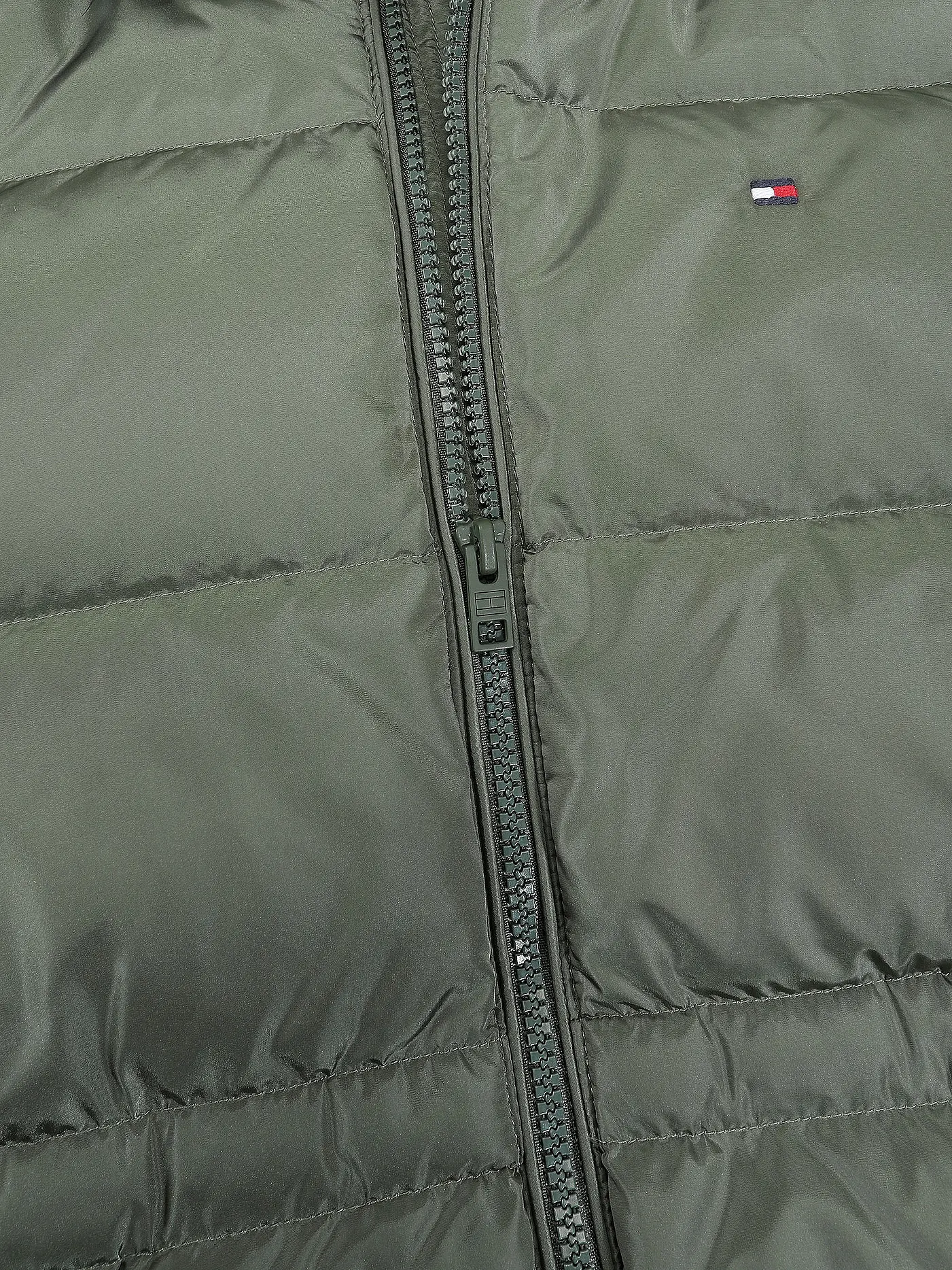 TOMMY HILFIGER | Mädchen Daunenmantel  | olive