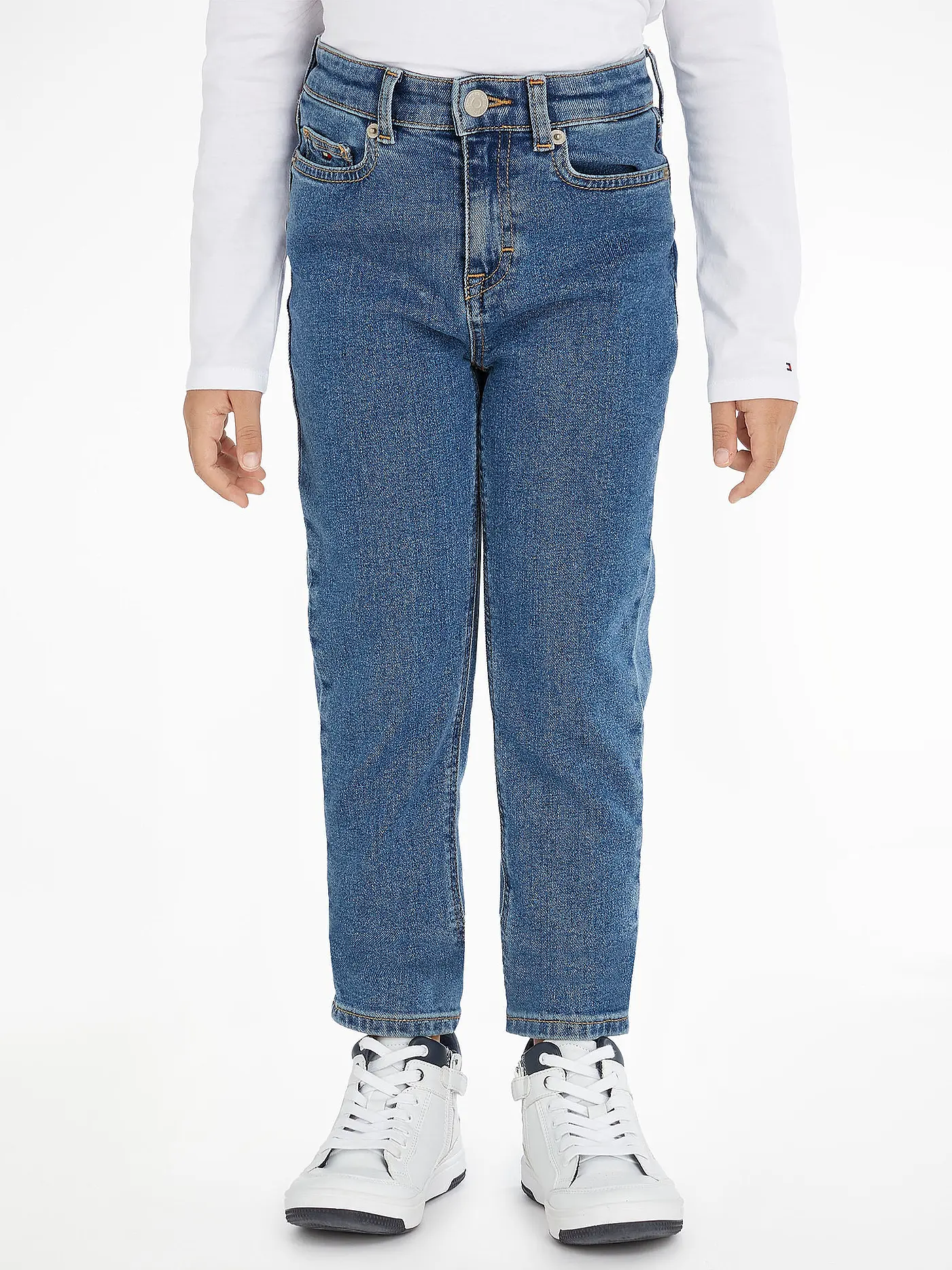 TOMMY HILFIGER | Mädchen Jeans Regular Fit | blau