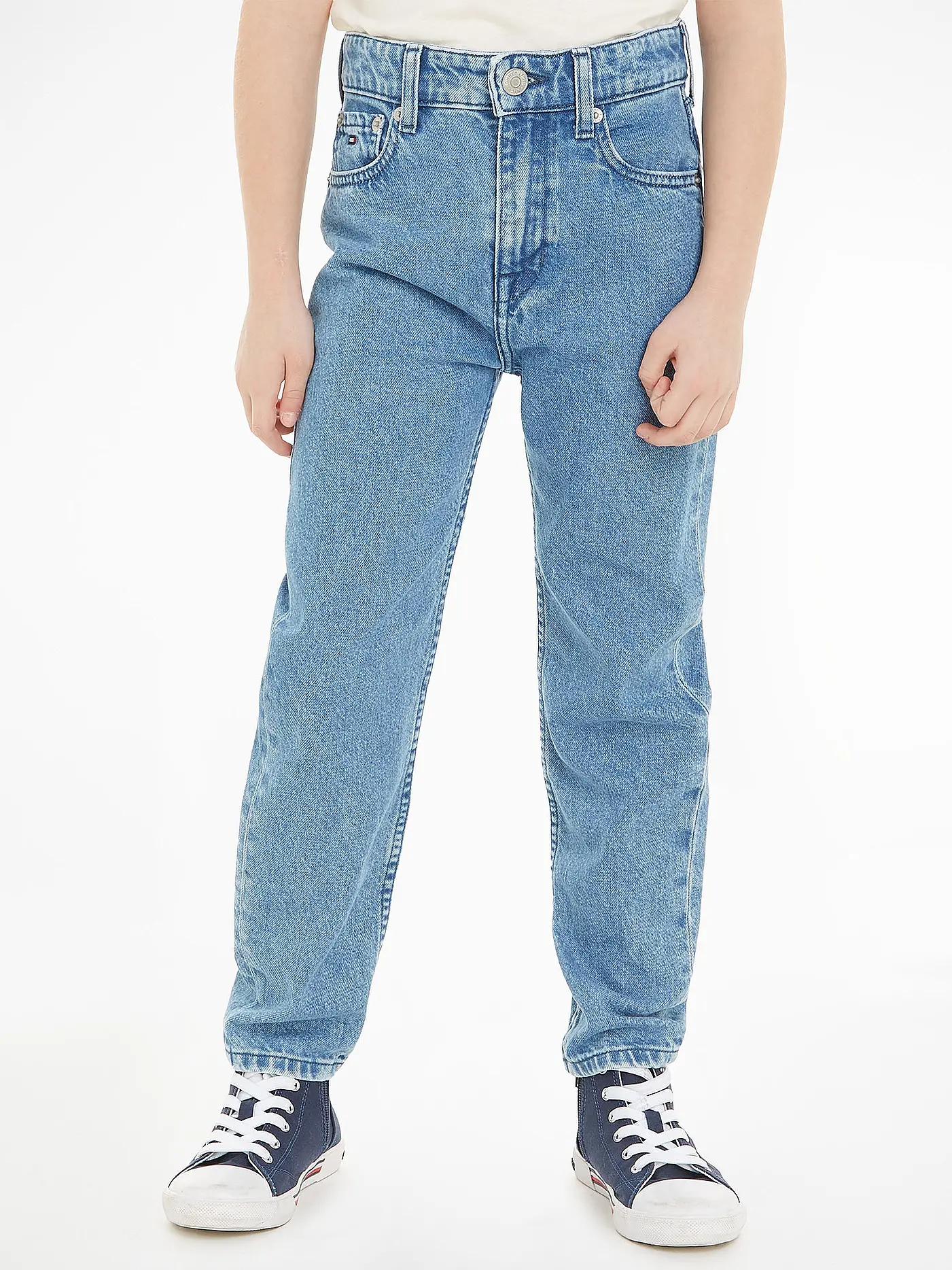 TOMMY HILFIGER | Mädchen Jeans Regular Fit | hellblau