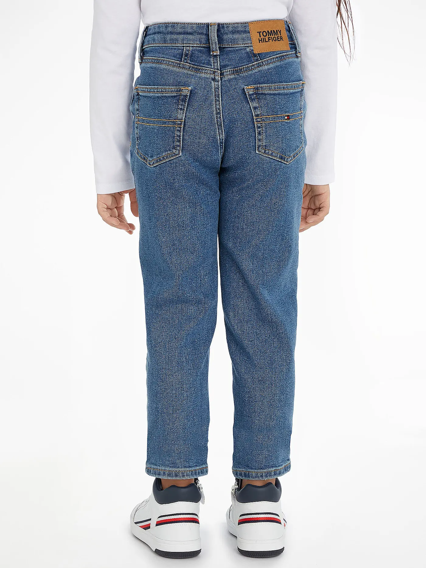TOMMY HILFIGER | Mädchen Jeans Regular Fit | blau