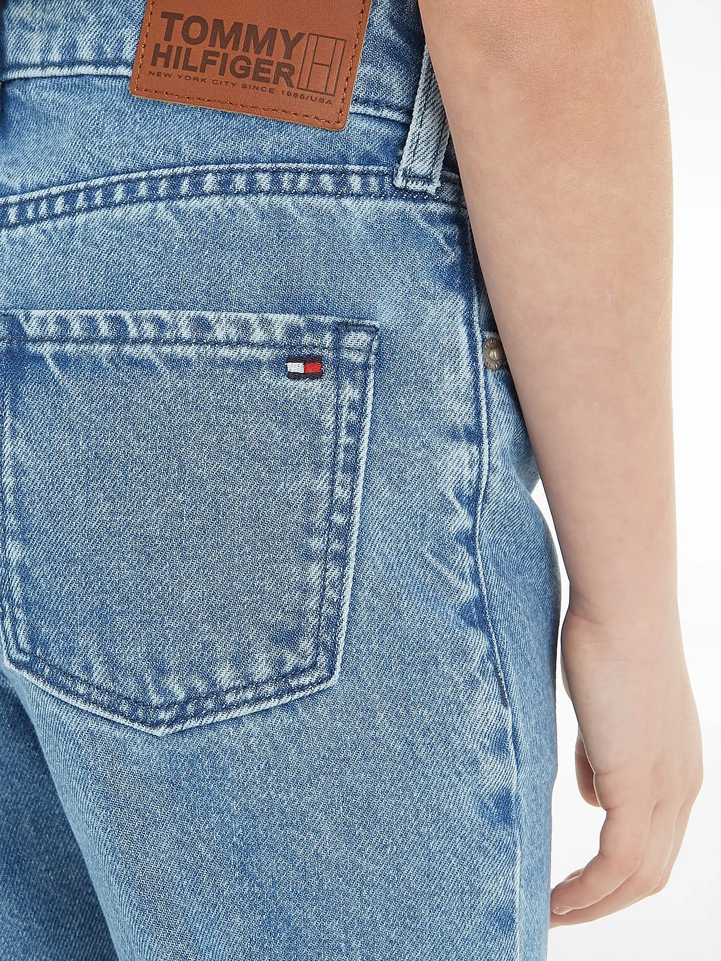 TOMMY HILFIGER | Mädchen Jeans Regular Fit | hellblau
