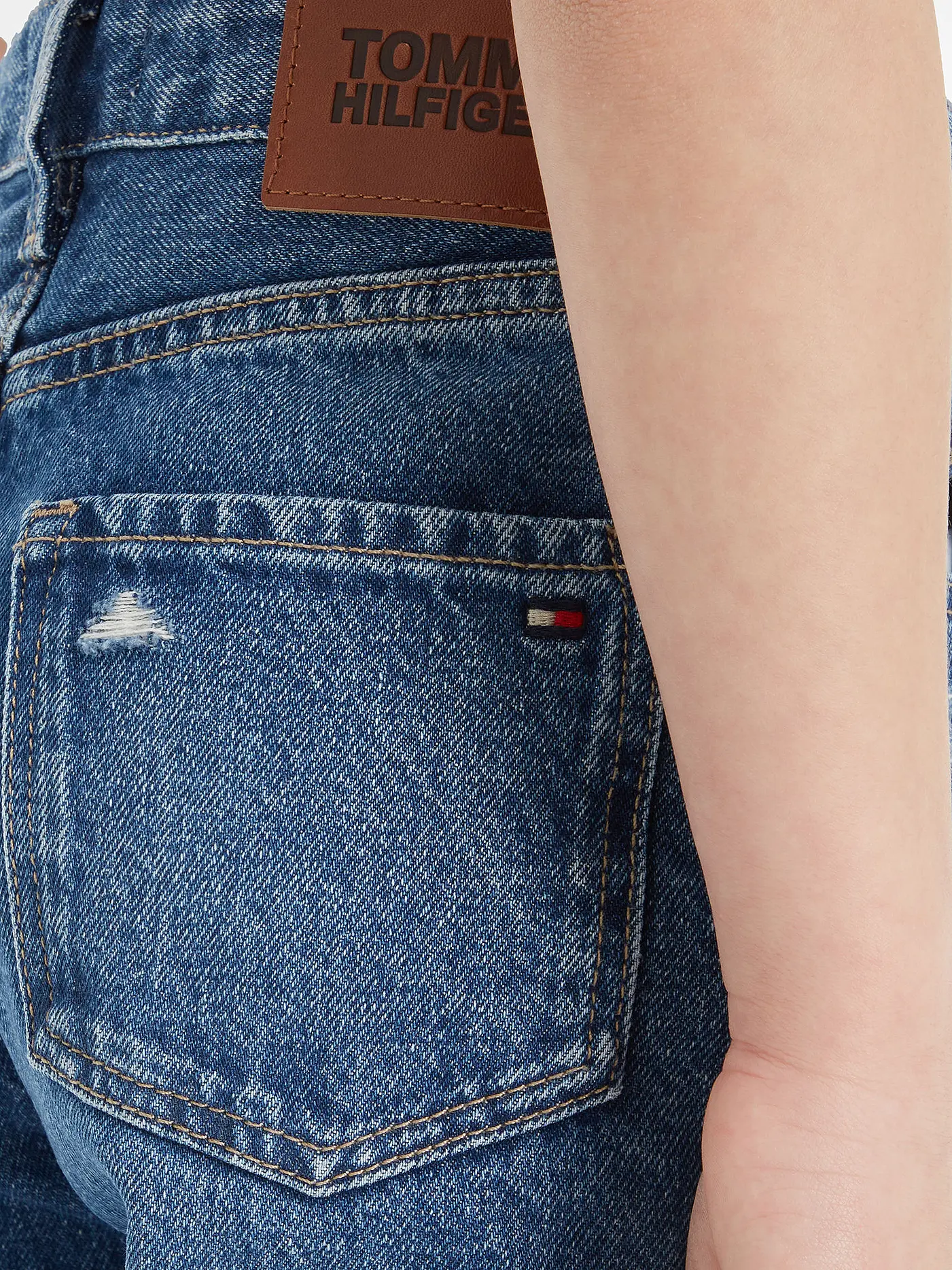 TOMMY HILFIGER | Mädchen Jeans Slim Fit | blau