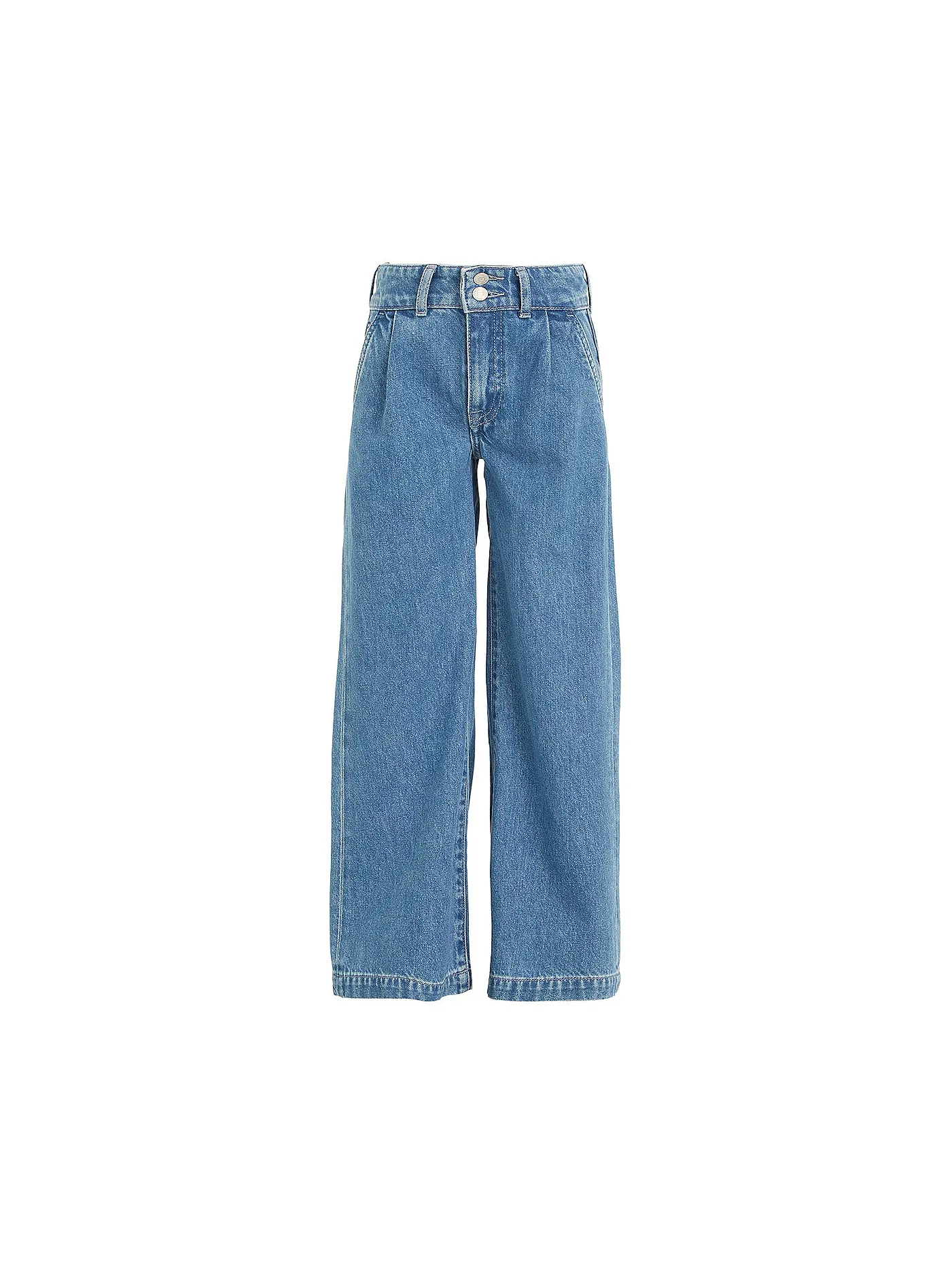TOMMY HILFIGER | Mädchen Jeans Wide Leg | blau