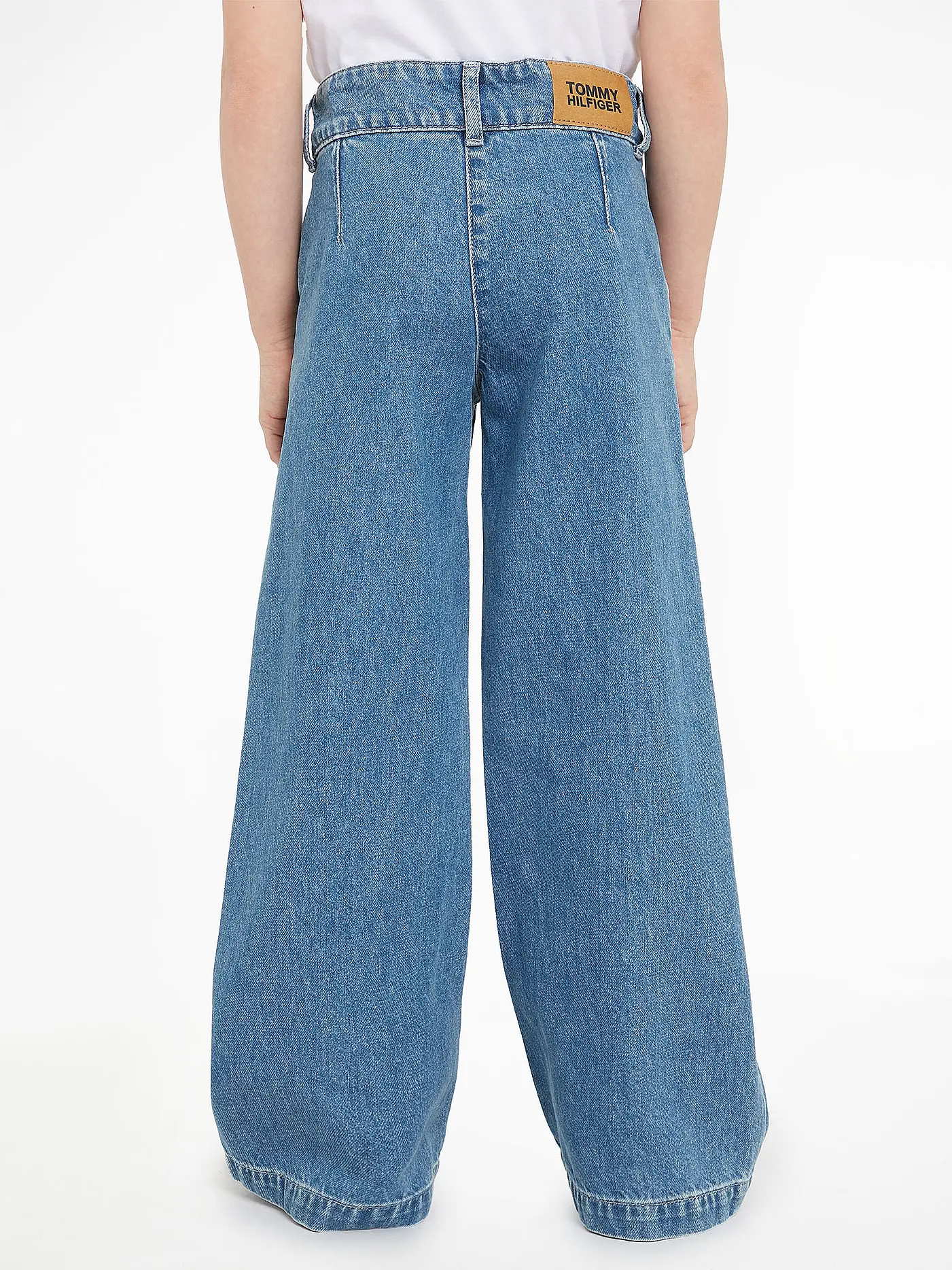 TOMMY HILFIGER | Mädchen Jeans Wide Leg | blau