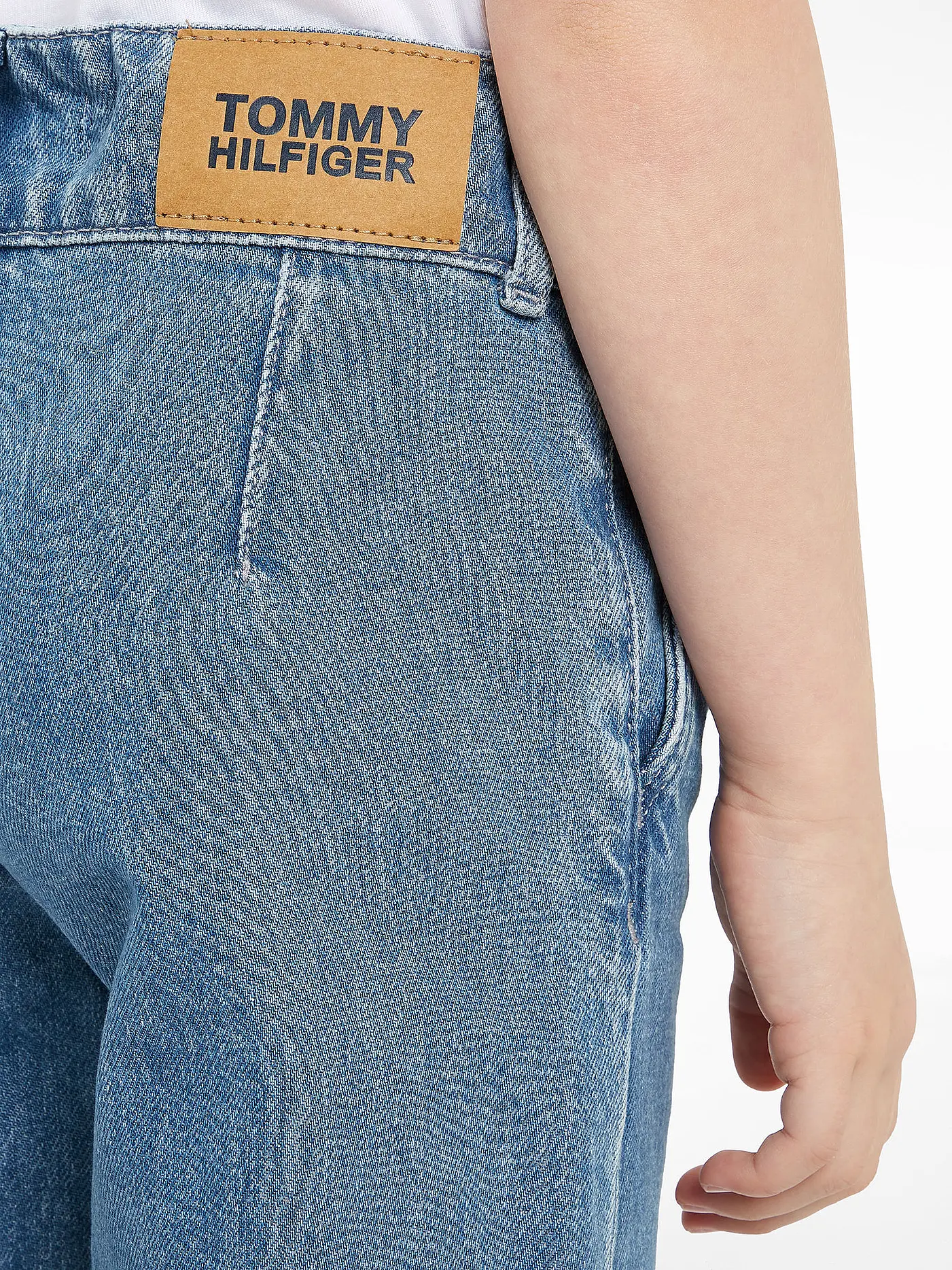 TOMMY HILFIGER | Mädchen Jeans Wide Leg | blau