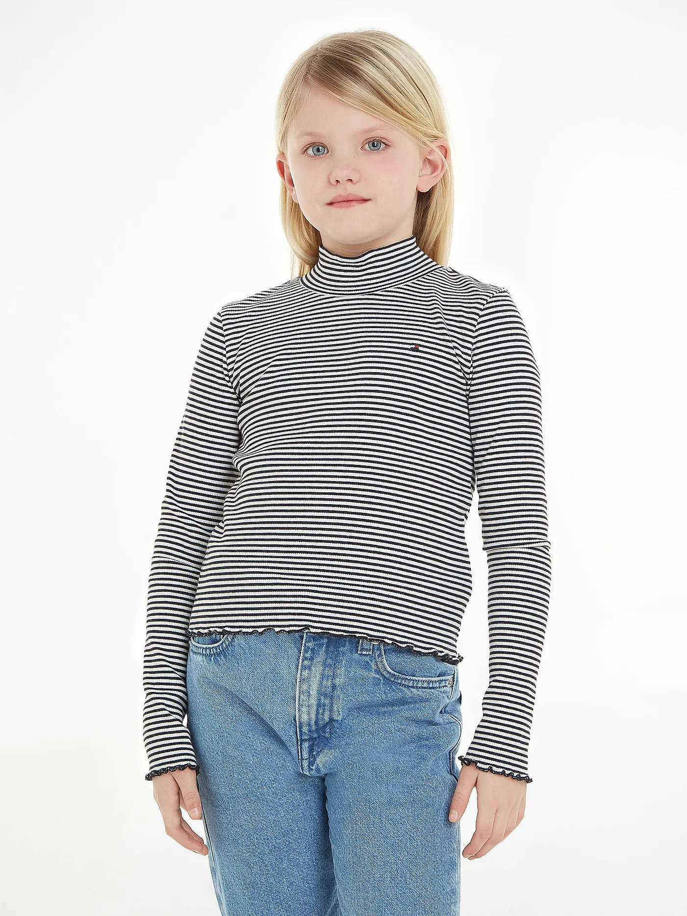 TOMMY HILFIGER | Mädchen Langarmshirt | dunkelblau